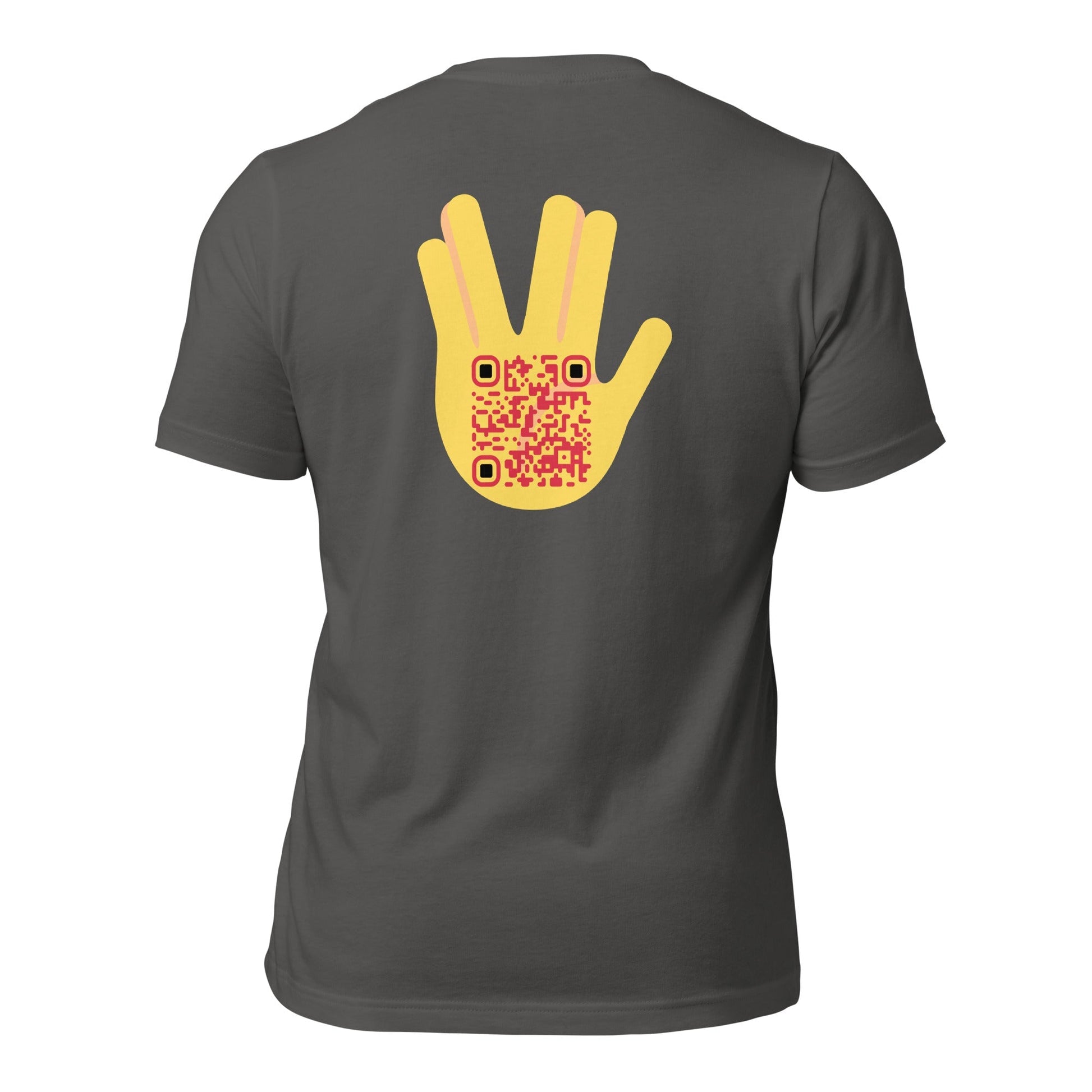 Vulcan Wave Emoji Personalized QR Code T-Shirt