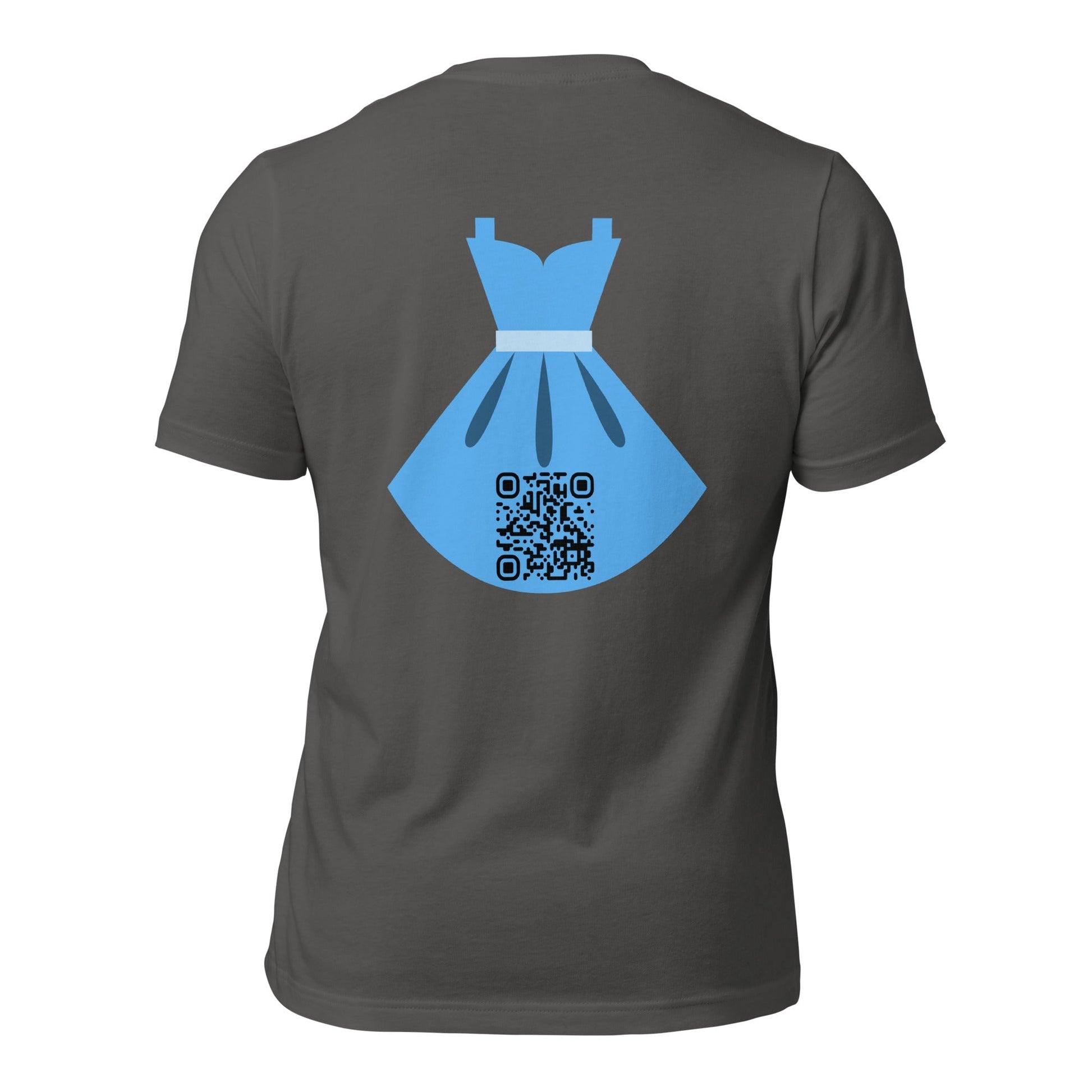 Dress Emoji Personalized QR Code Unisex T-Shirt