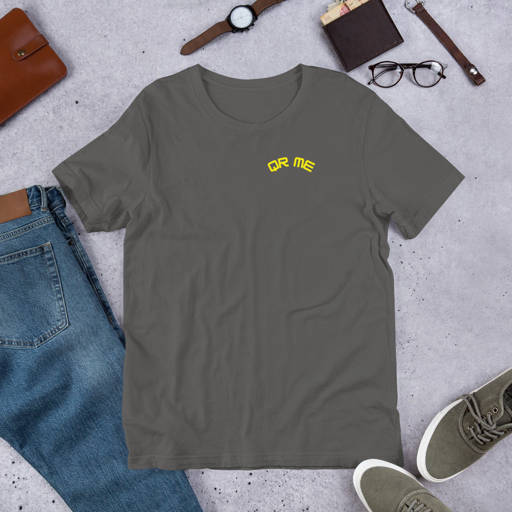 Vulcan Wave Emoji Personalized QR Code T-Shirt