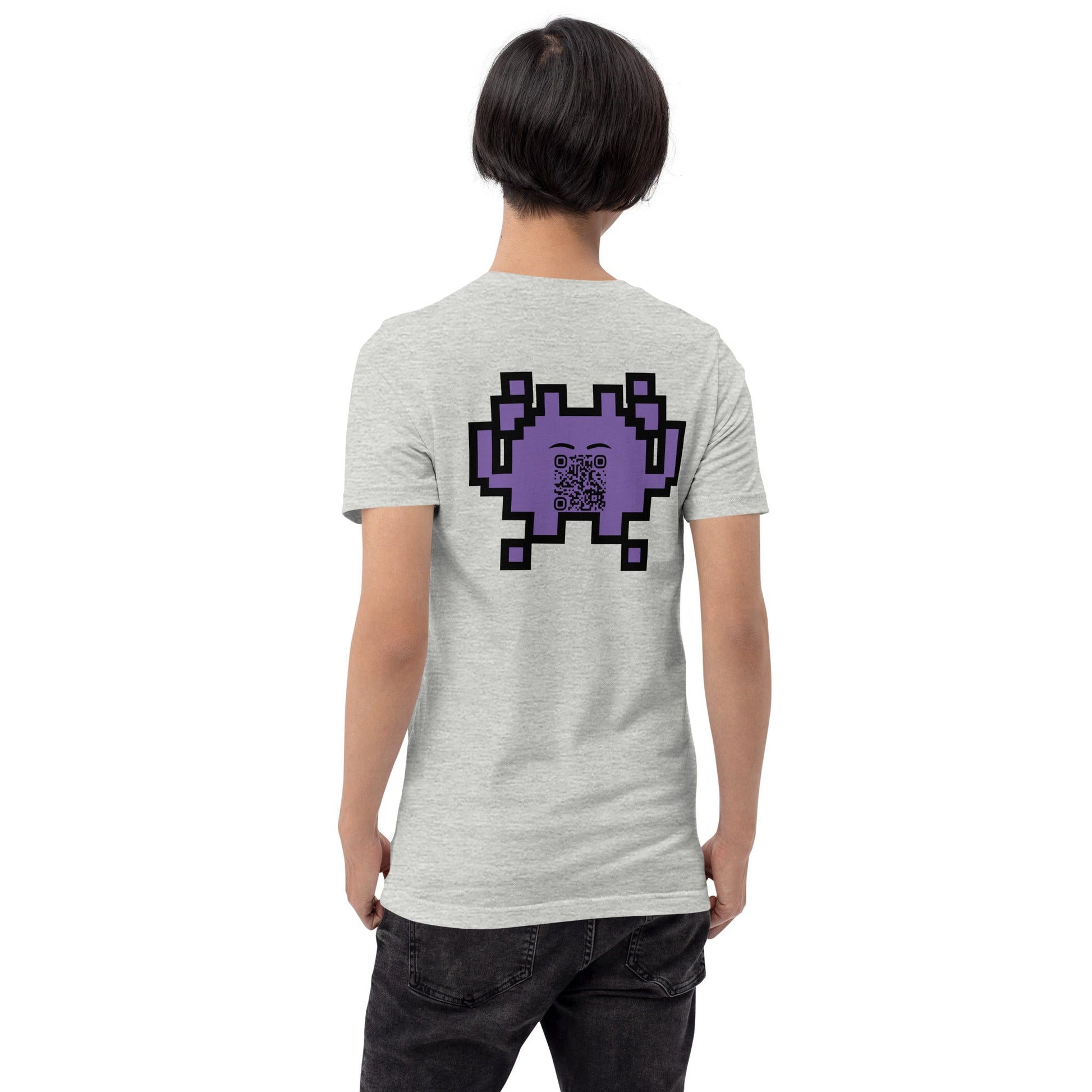Alien Emoji Personalized QR Code T-Shirt – Unisex & Fun