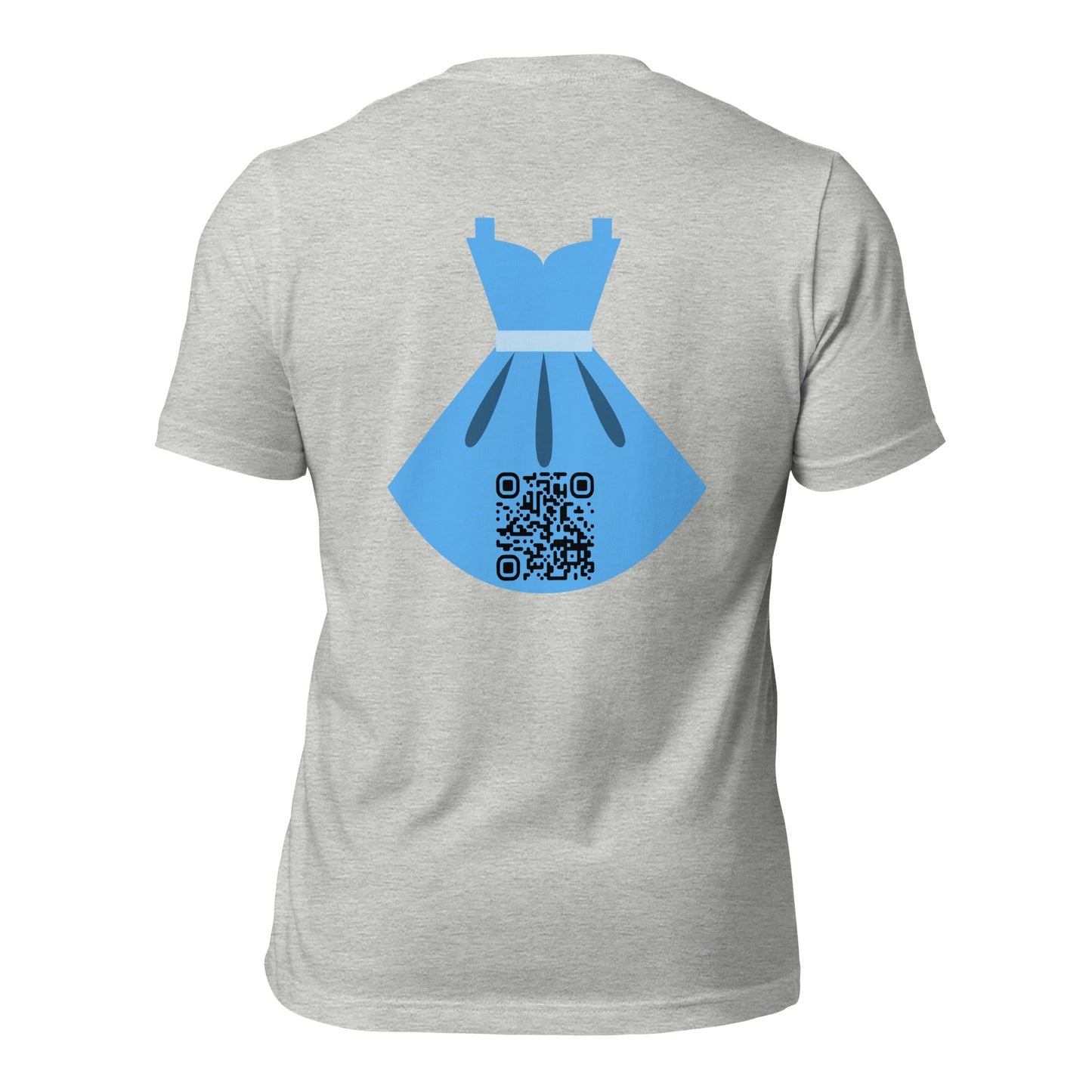 Dress Emoji Personalized QR Code Unisex T-Shirt