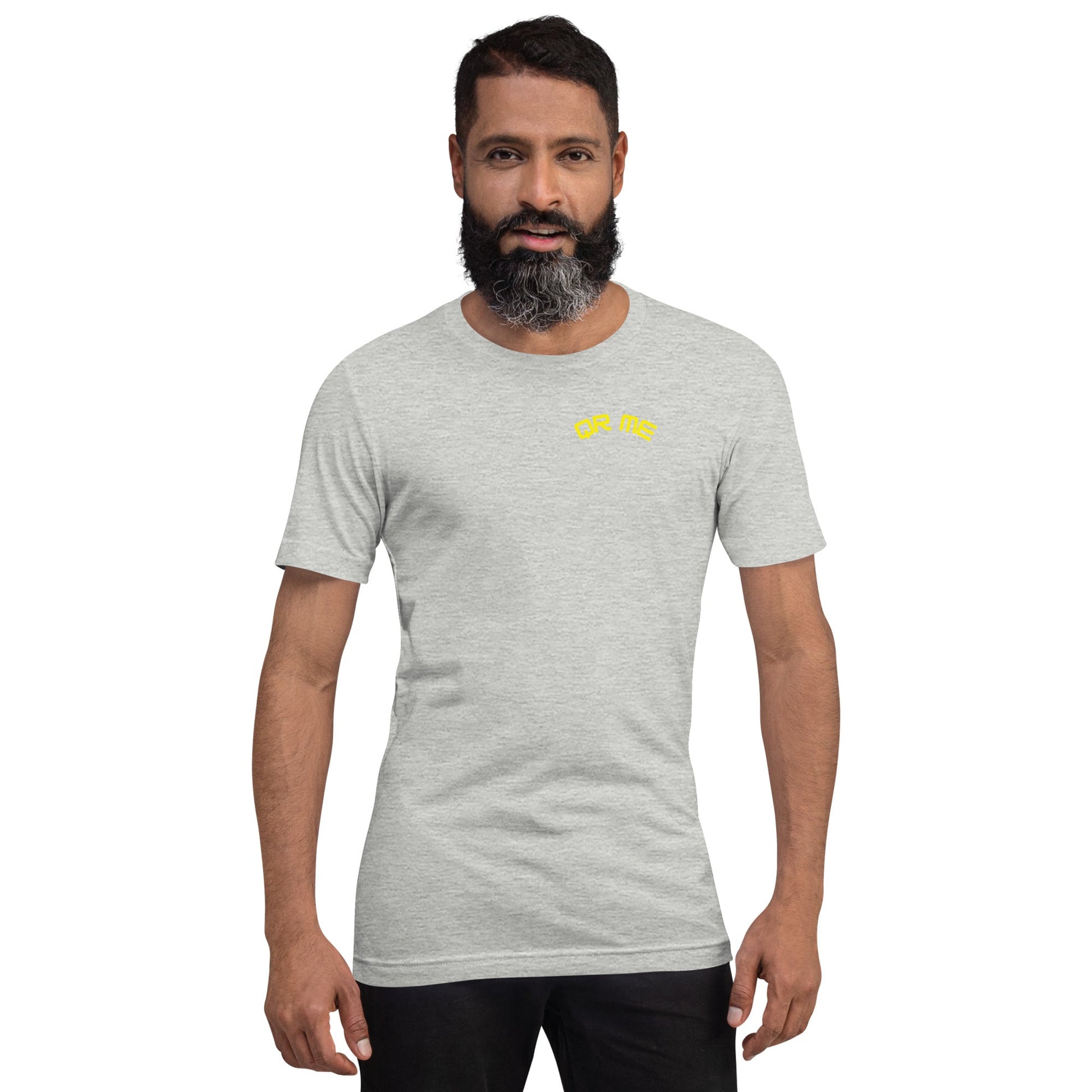 Baseball Emoji Personalized QR Code Unisex T-Shirt