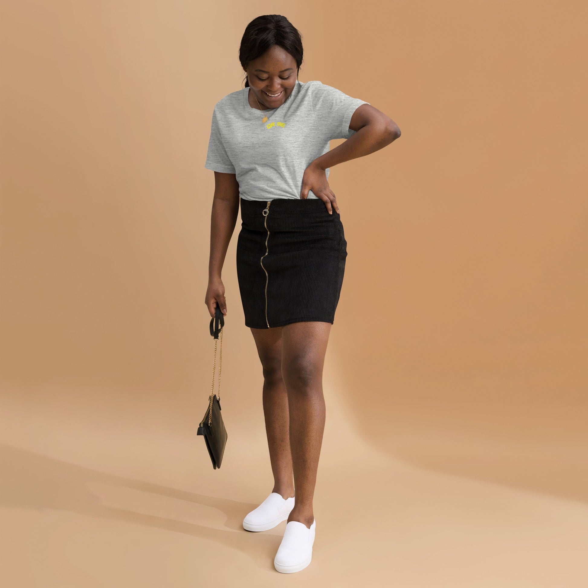 Dress Emoji Personalized QR Code Unisex T-Shirt