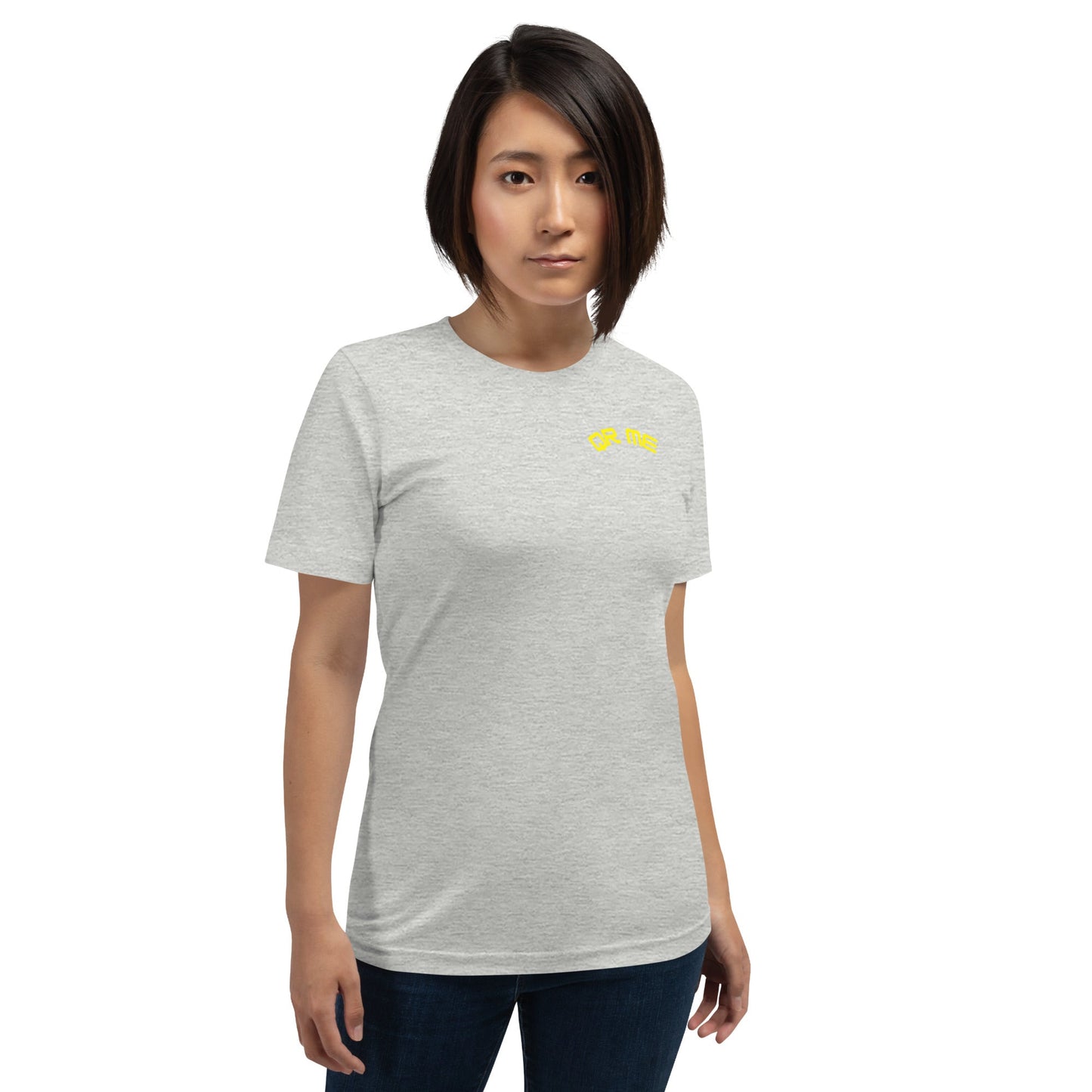Hedgehog Emoji Personalized QR Code Unisex T-Shirt