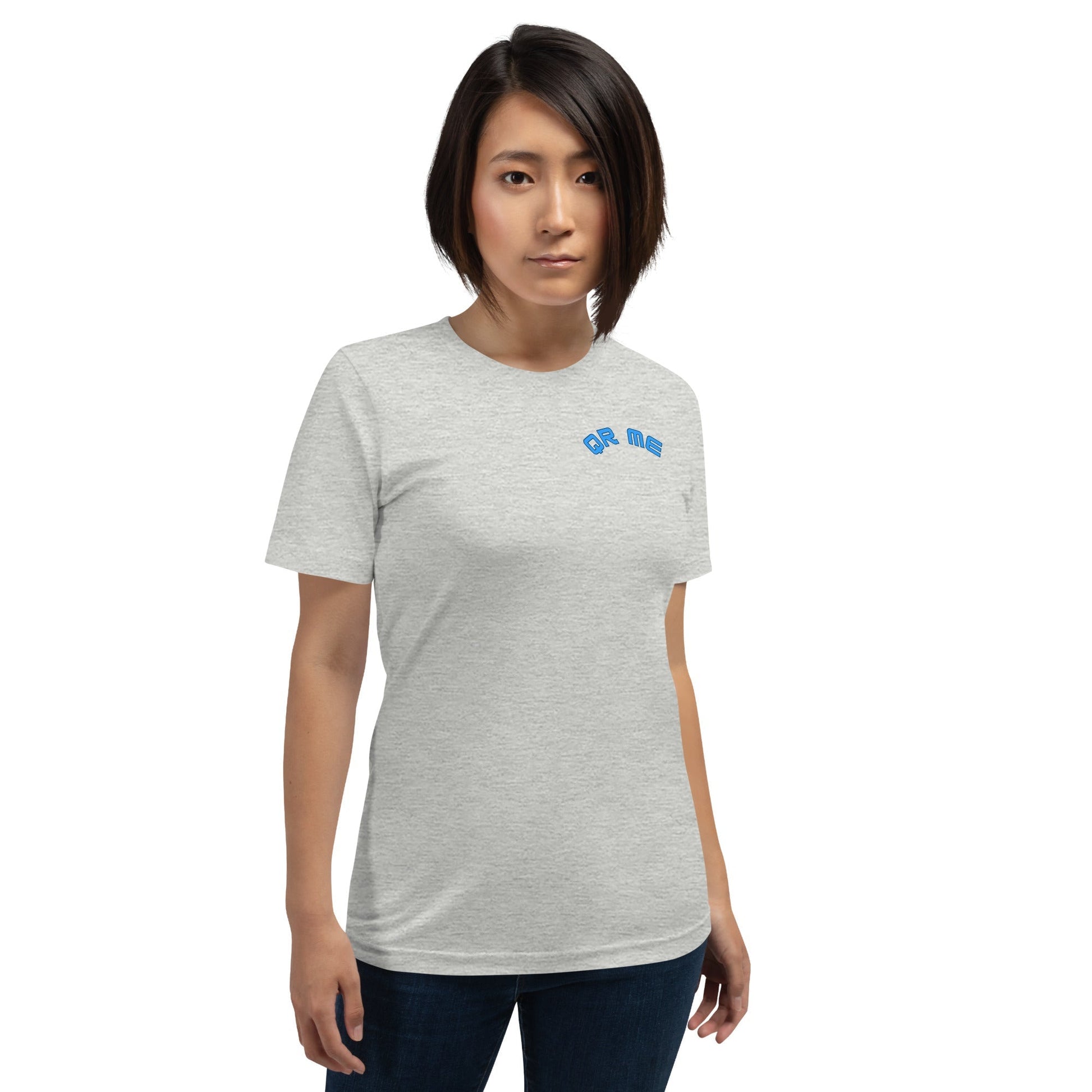 Dress Emoji Personalized QR Code Unisex T-Shirt
