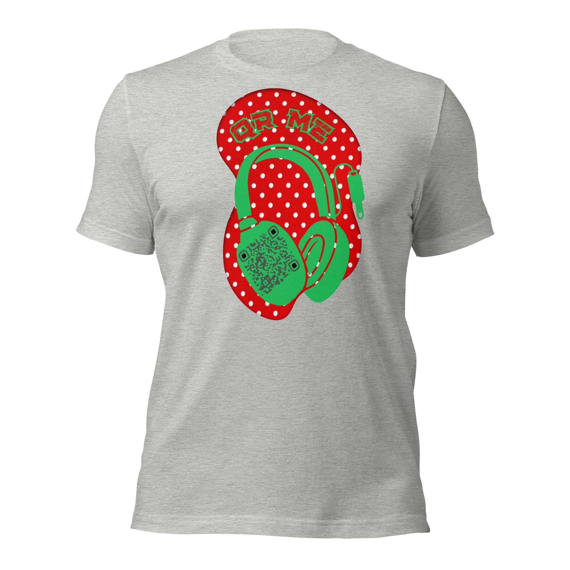 Polka Dot QR Code T-Shirt – Share Your Playlist in Style