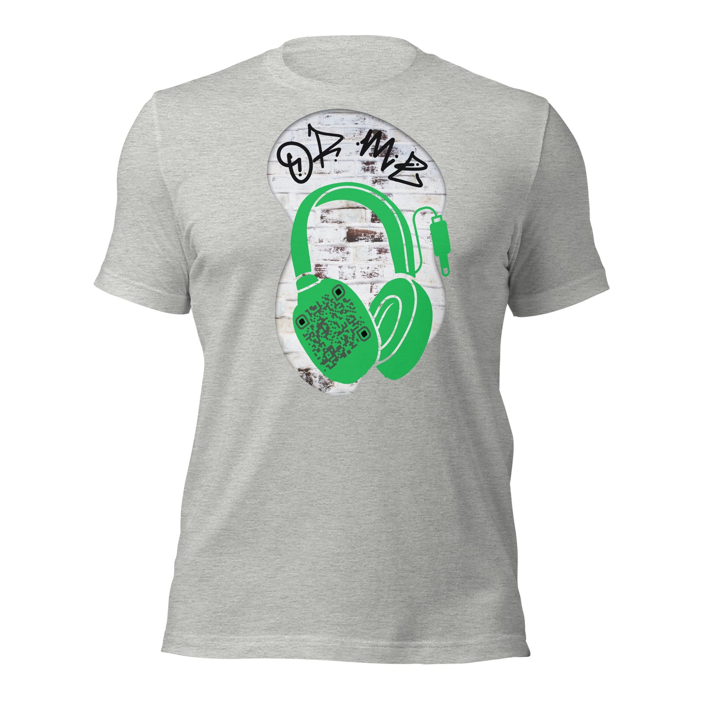 Graffiti Wall QR Code T-Shirt – Share Your Music Boldly