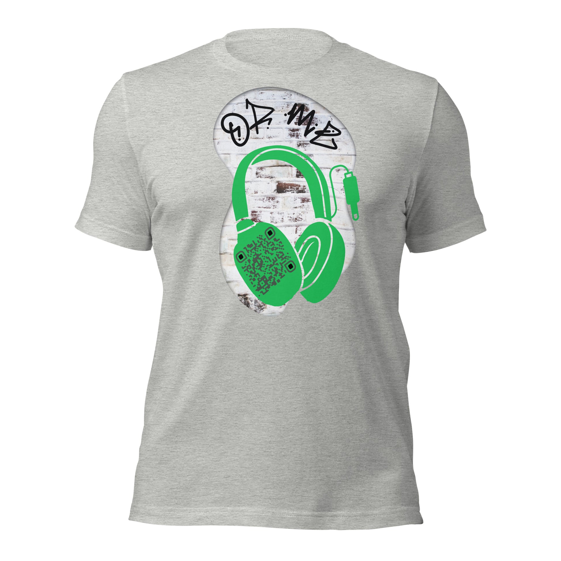 Graffiti Wall QR Code T-Shirt – Share Your Music Boldly