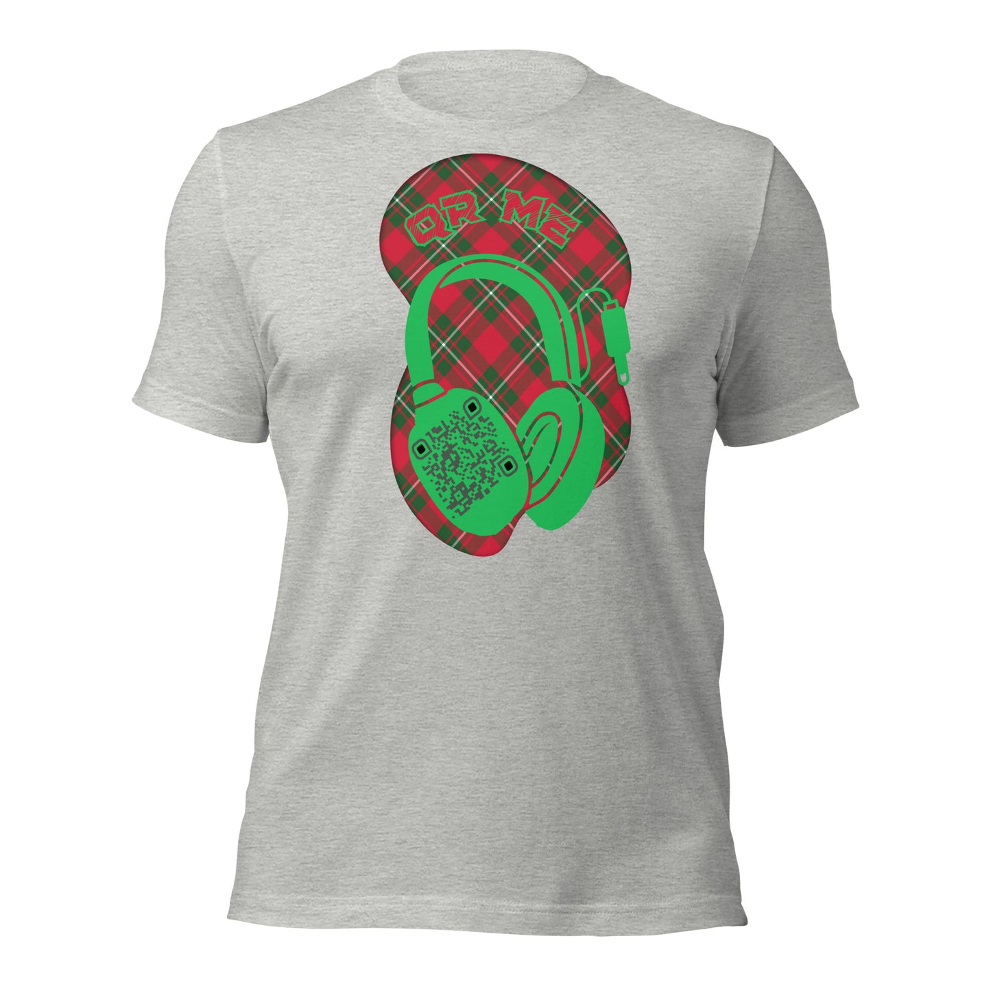 Tartan QR Code T-Shirt – Share Your Music with Timeless Style