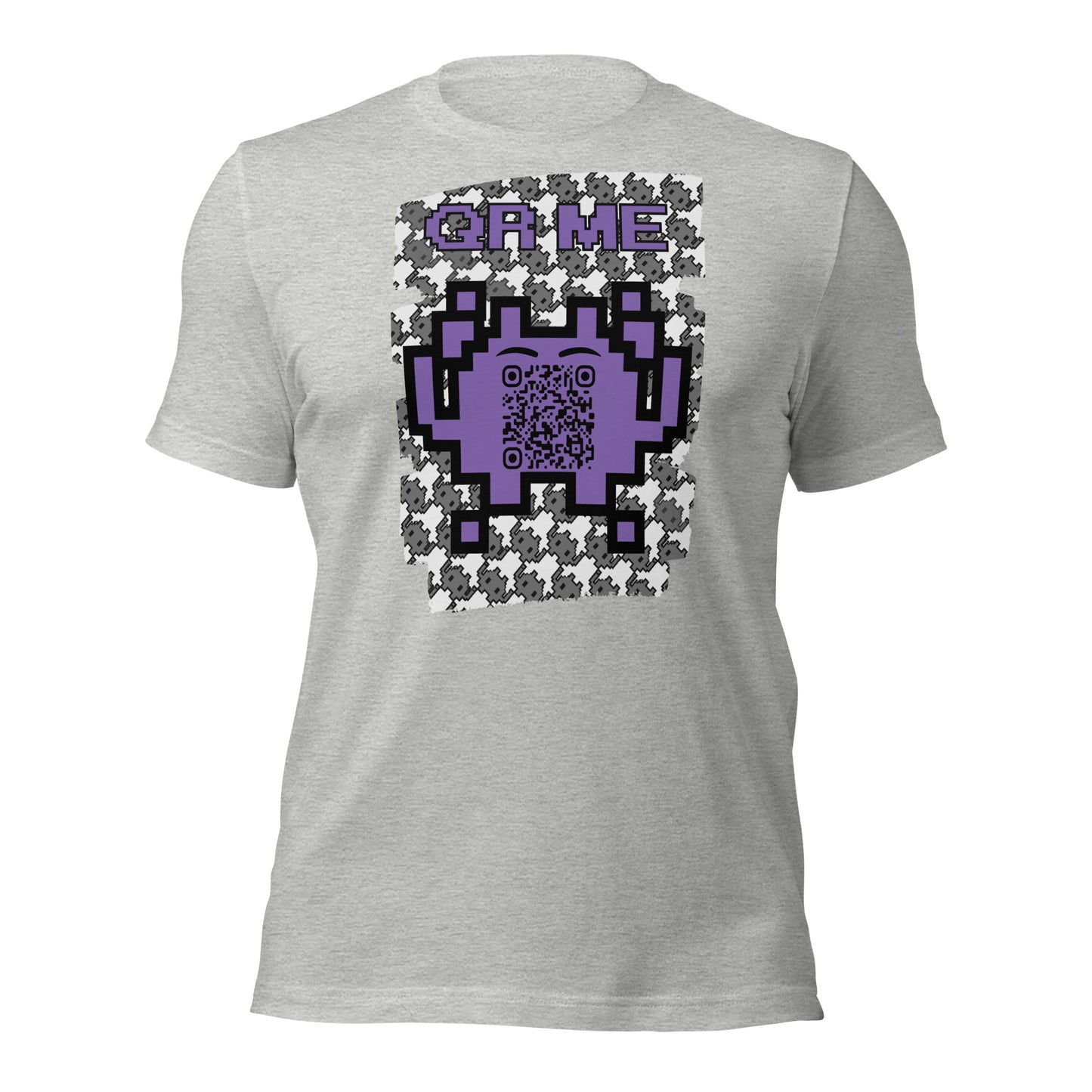 Mono Alien QR Code T-Shirt – Share Your Gaming and YouTube Links
