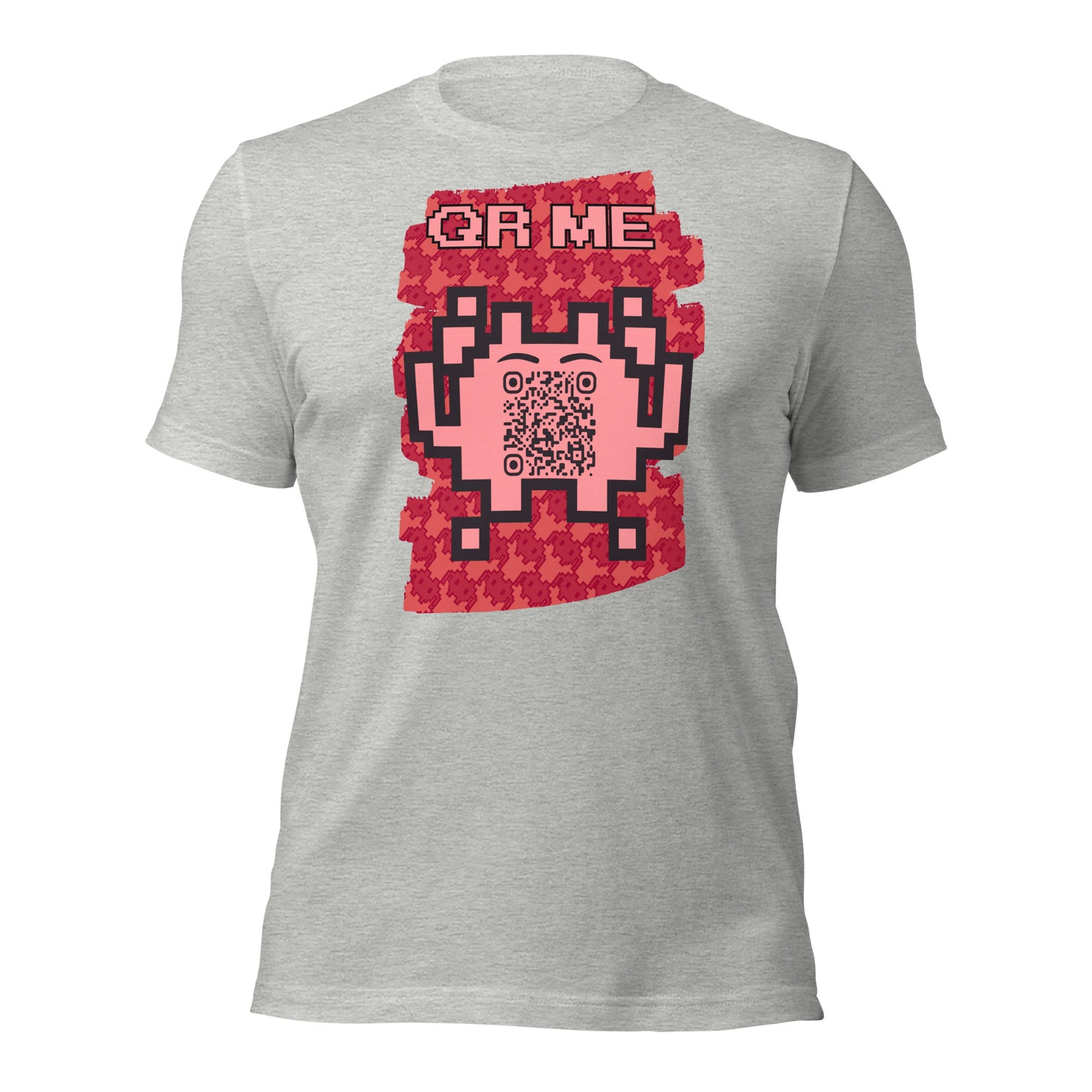 Red Alien QR Code T-Shirt – Go Boldly and Share