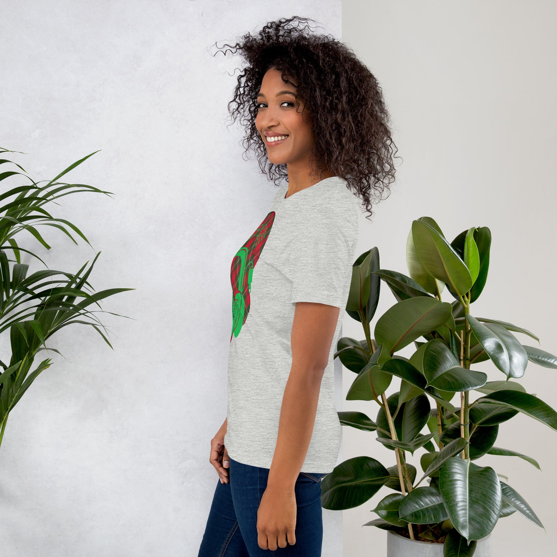 Tartan QR Code T-Shirt – Share Your Music with Timeless Style