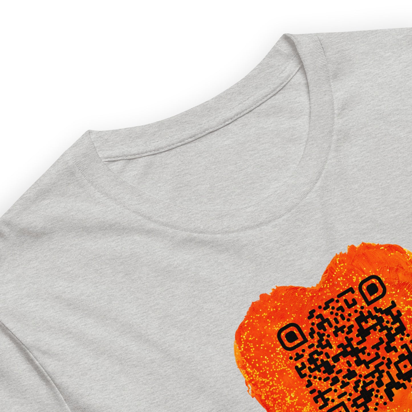FAQ Me Heart Custom QR Unisex T-Shirts – Share Your Love
