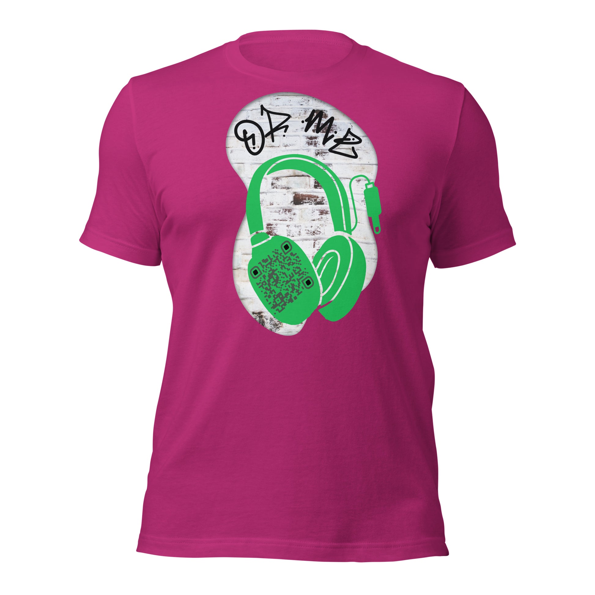 Graffiti Wall QR Code T-Shirt – Share Your Music Boldly