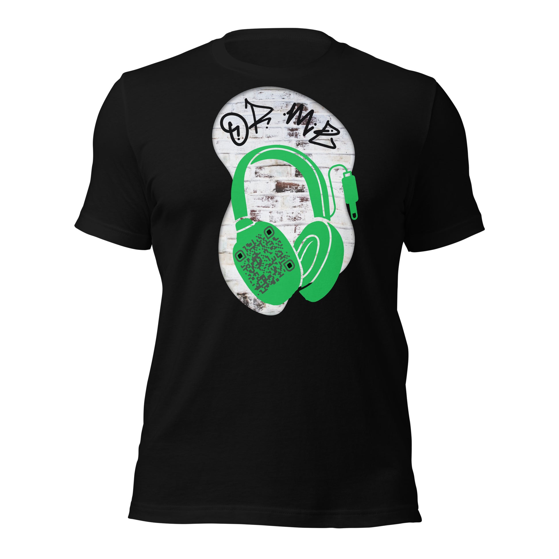 Graffiti Wall QR Code T-Shirt – Share Your Music Boldly