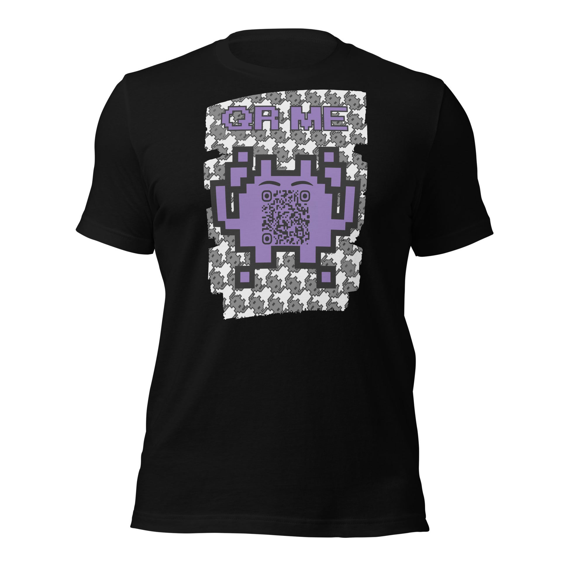Mono Alien QR Code T-Shirt – Share Your Gaming and YouTube Links