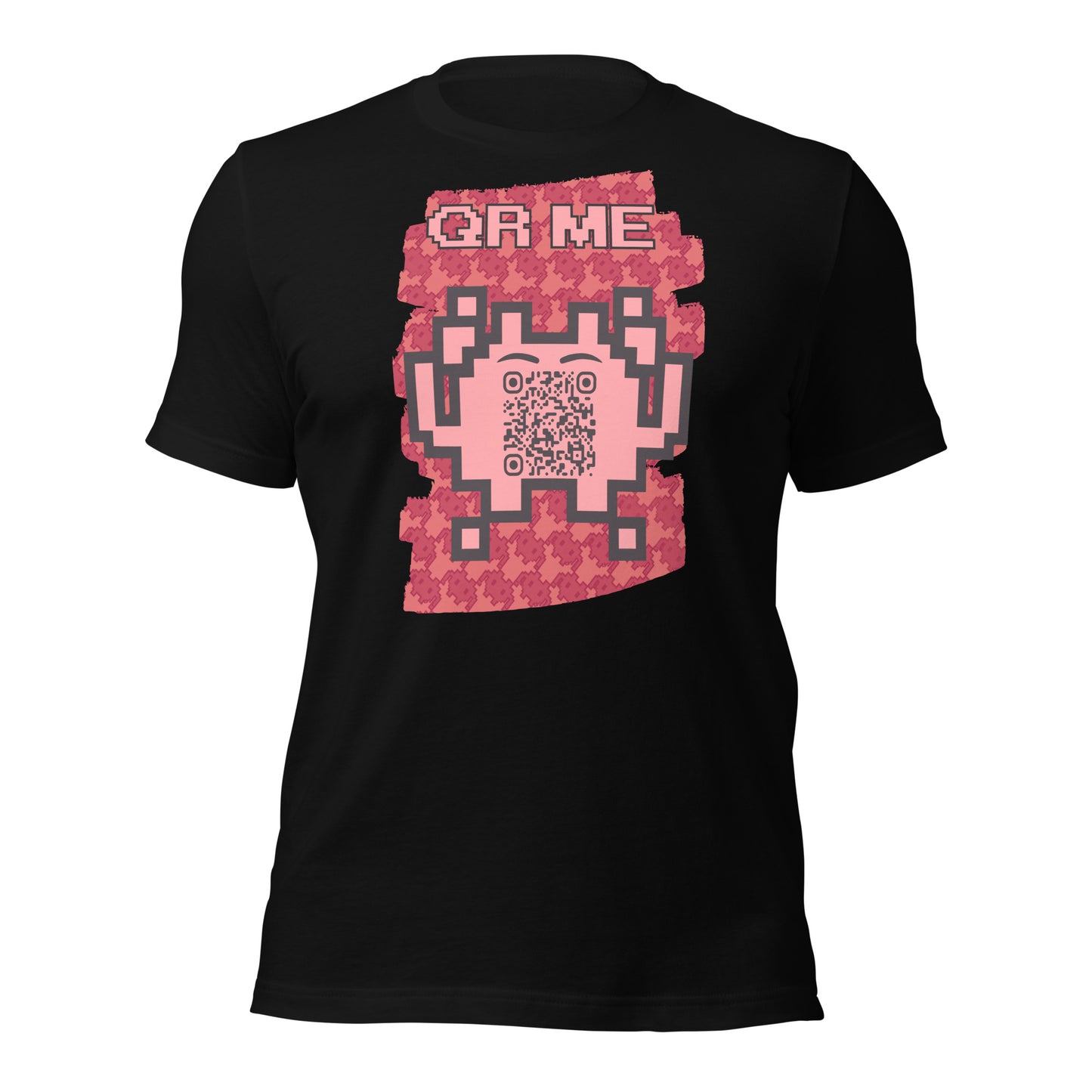 Red Alien QR Code T-Shirt – Go Boldly and Share