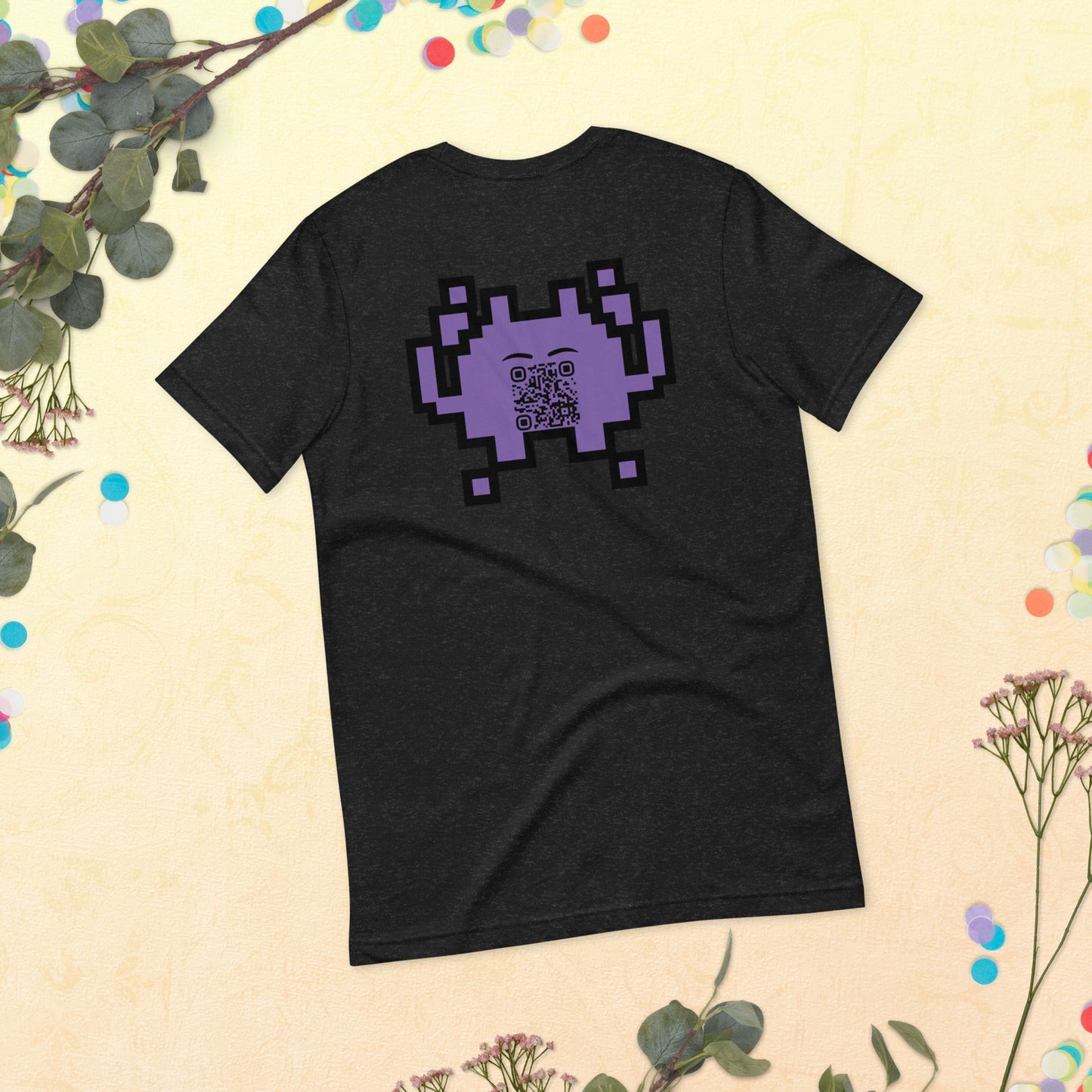 Alien Emoji Personalized QR Code T-Shirt – Unisex & Fun
