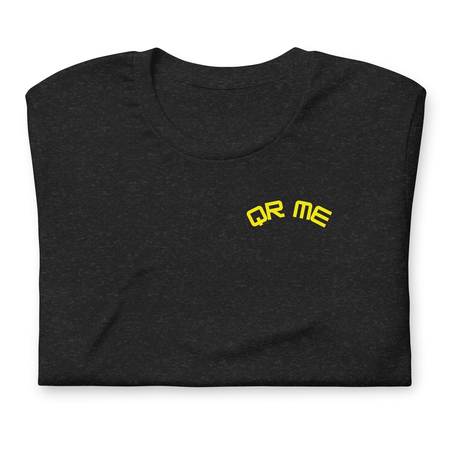 Wave Emoji Personalized QR Code Unisex T-Shirt