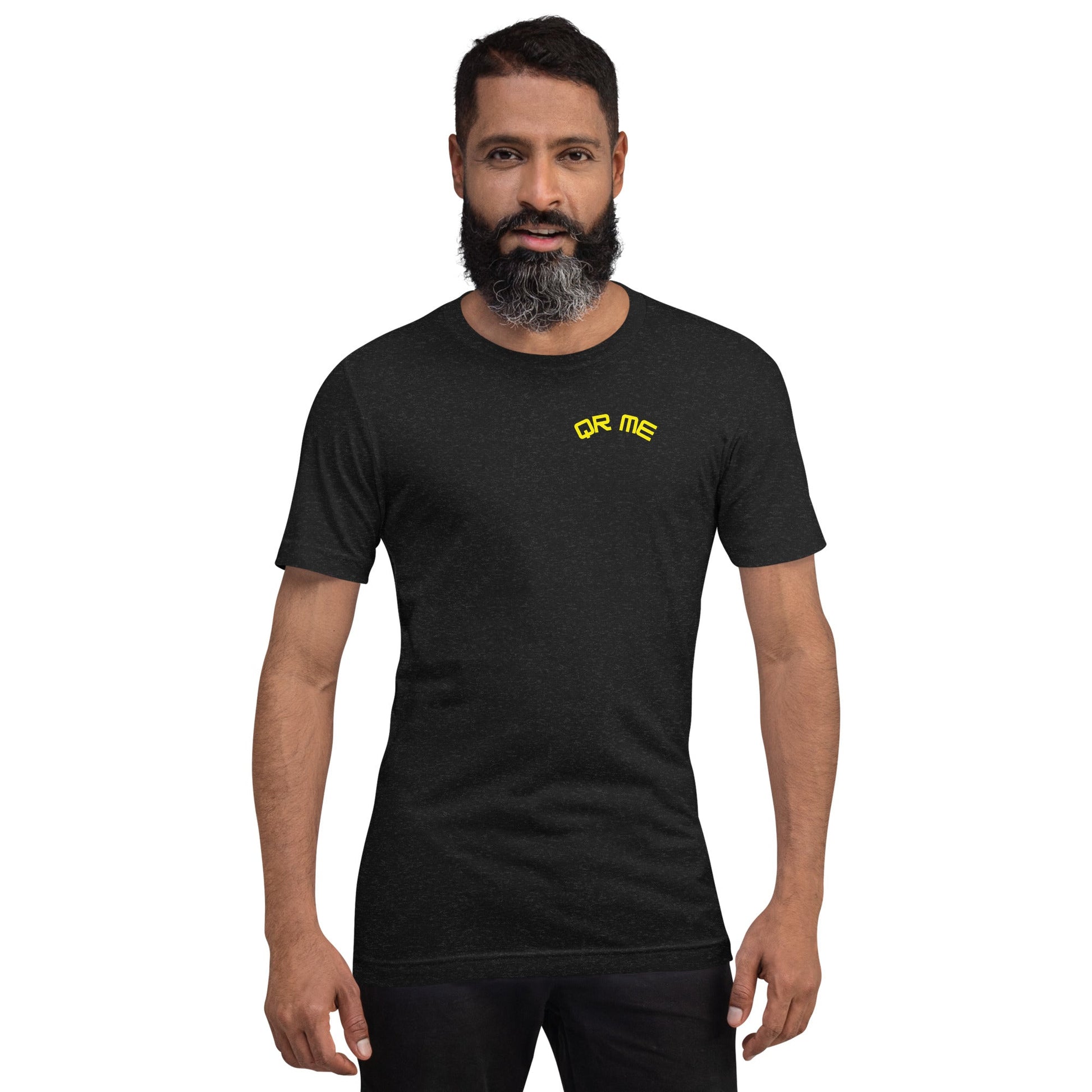 Baseball Emoji Personalized QR Code Unisex T-Shirt