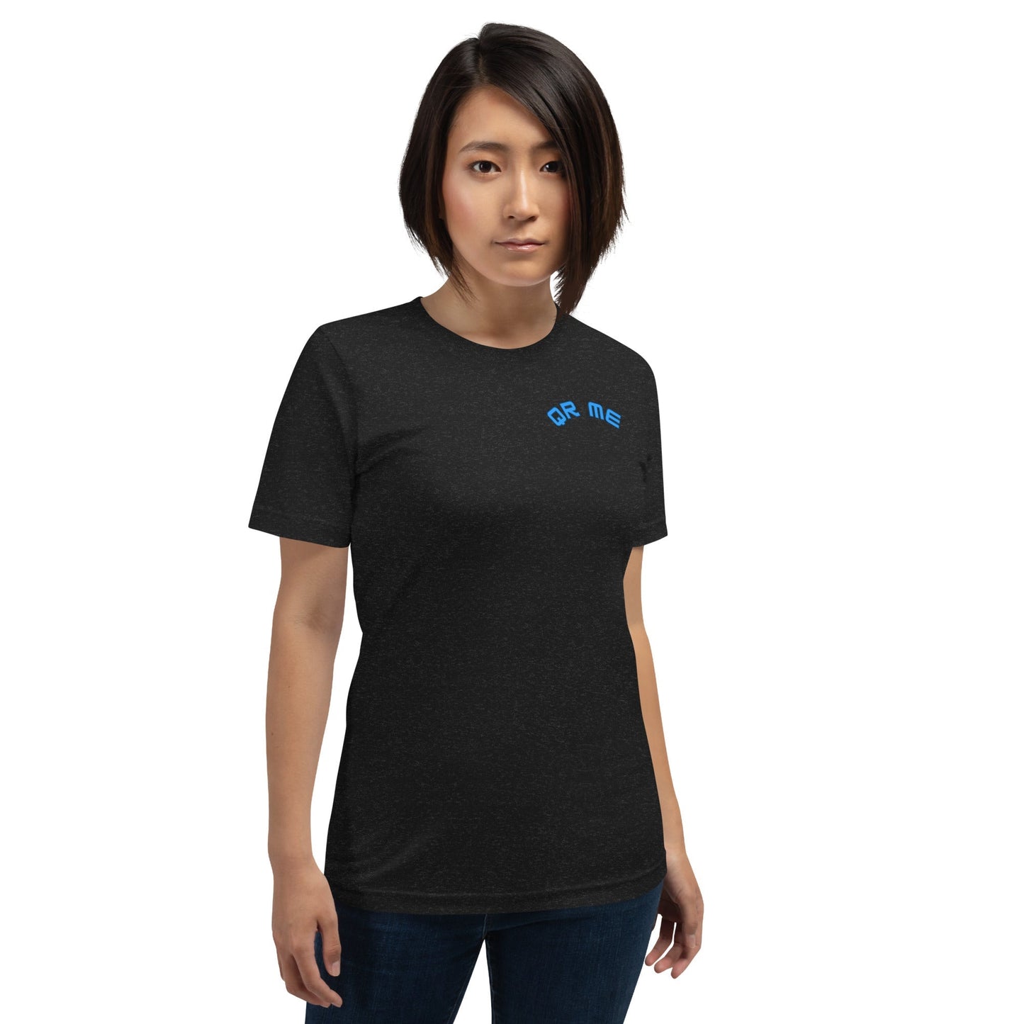 Dress Emoji Personalized QR Code Unisex T-Shirt