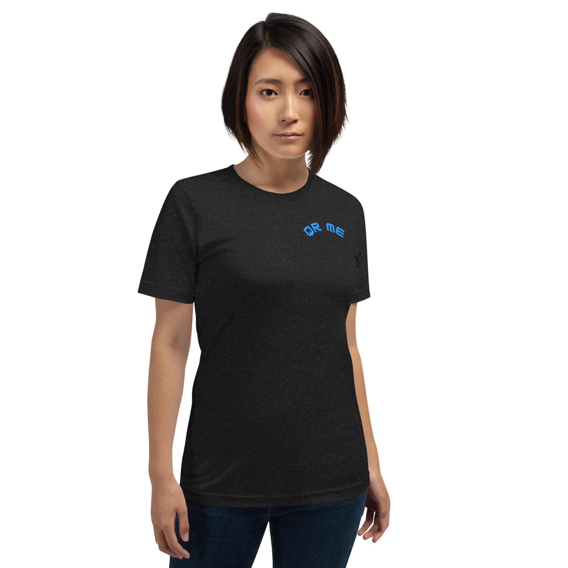 Dress Emoji Personalized QR Code Unisex T-Shirt