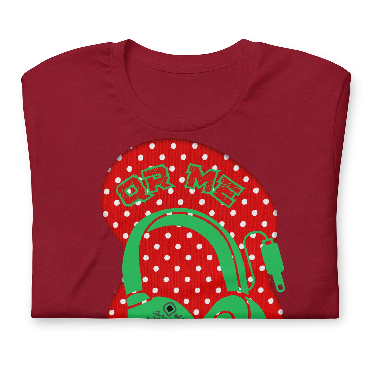 Polka Dot QR Code T-Shirt – Share Your Playlist in Style