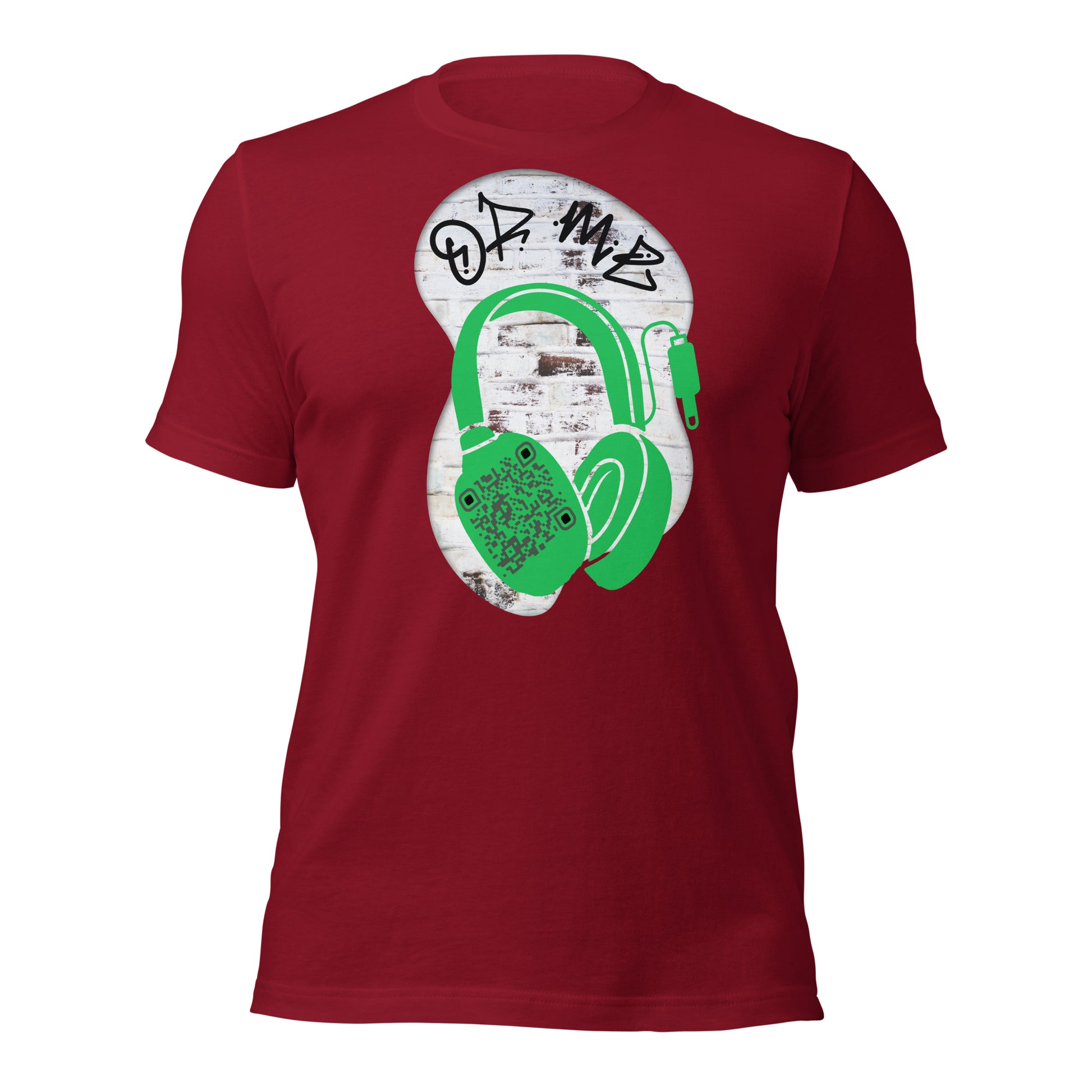 Graffiti Wall QR Code T-Shirt – Share Your Music Boldly