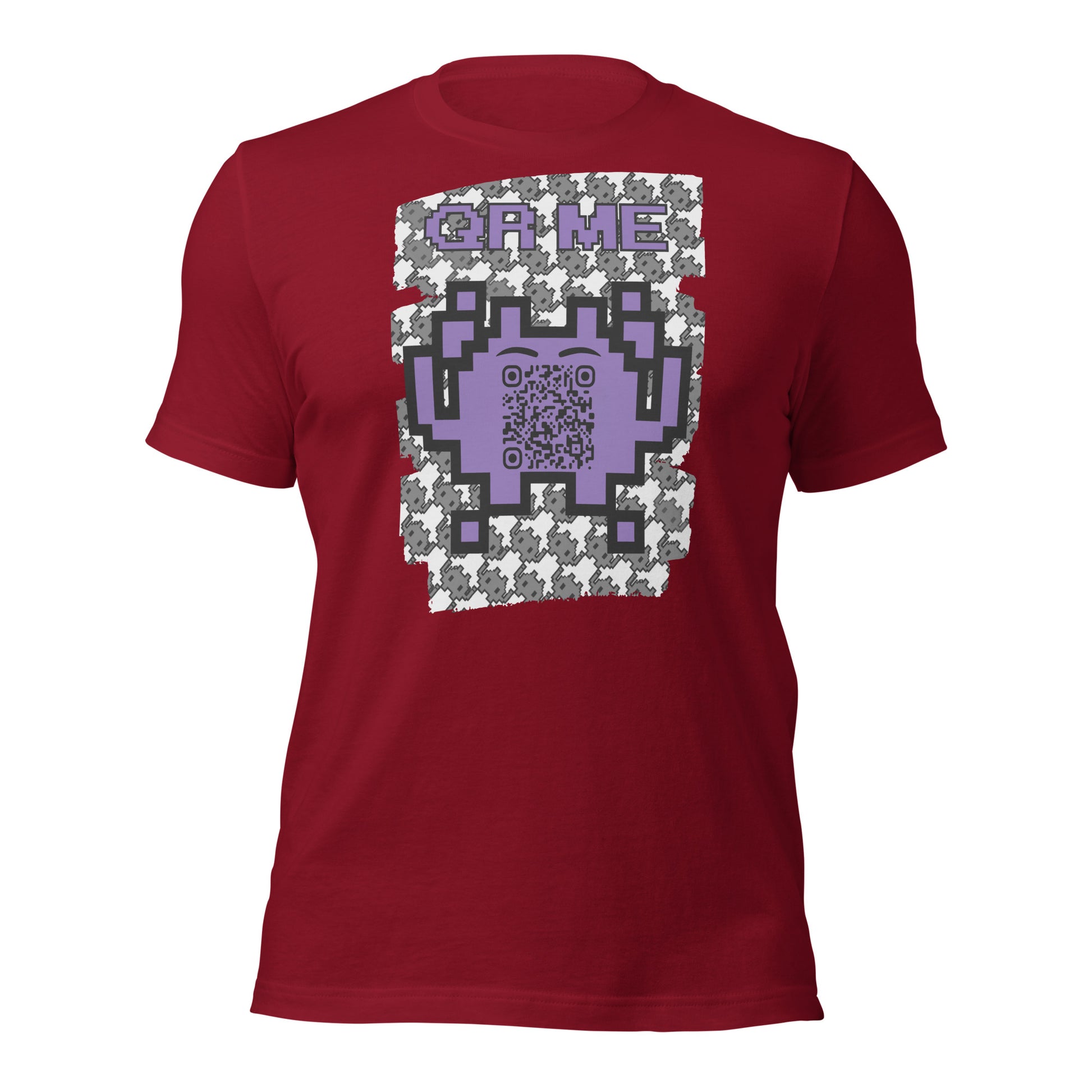 Mono Alien QR Code T-Shirt – Share Your Gaming and YouTube Links