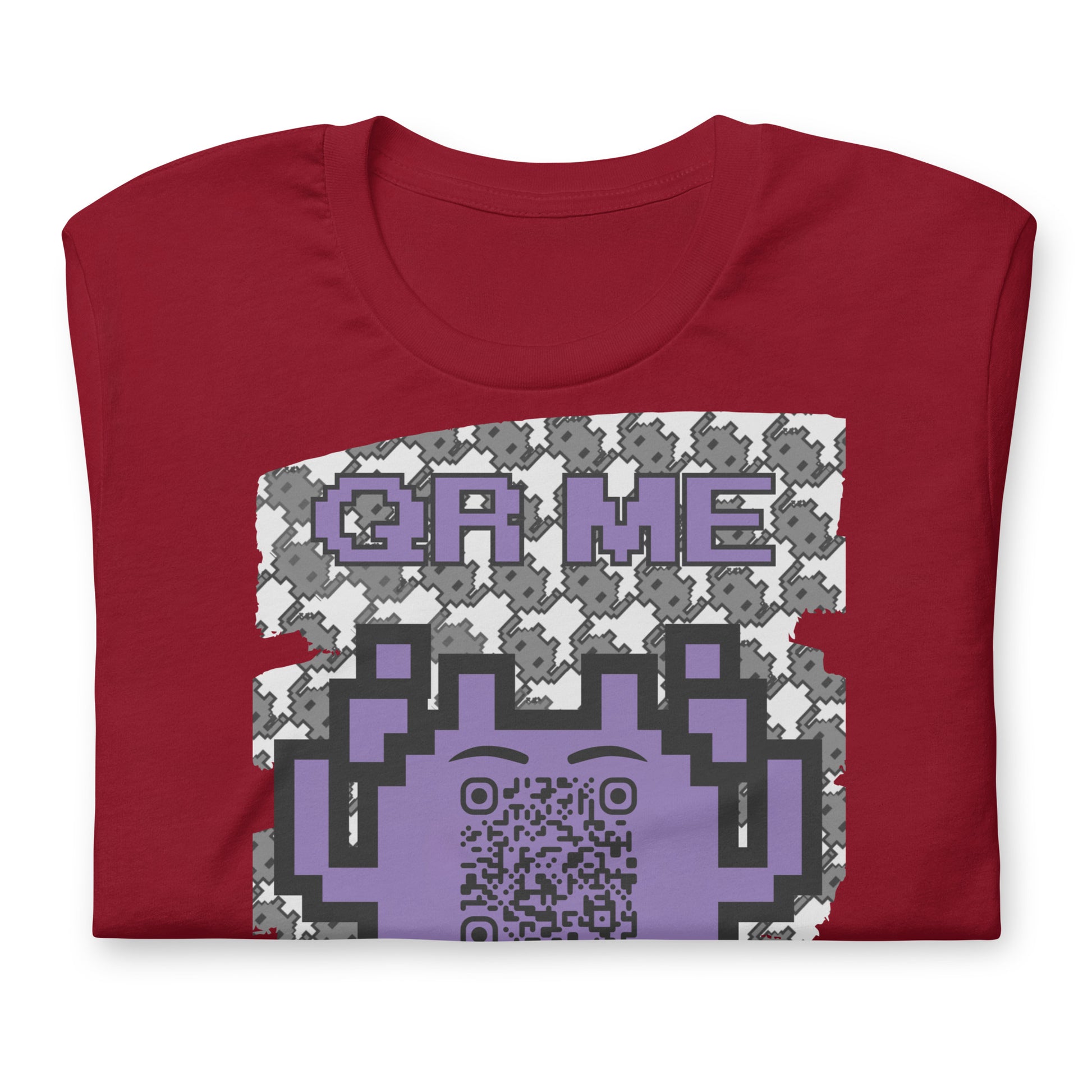 Mono Alien QR Code T-Shirt – Share Your Gaming and YouTube Links