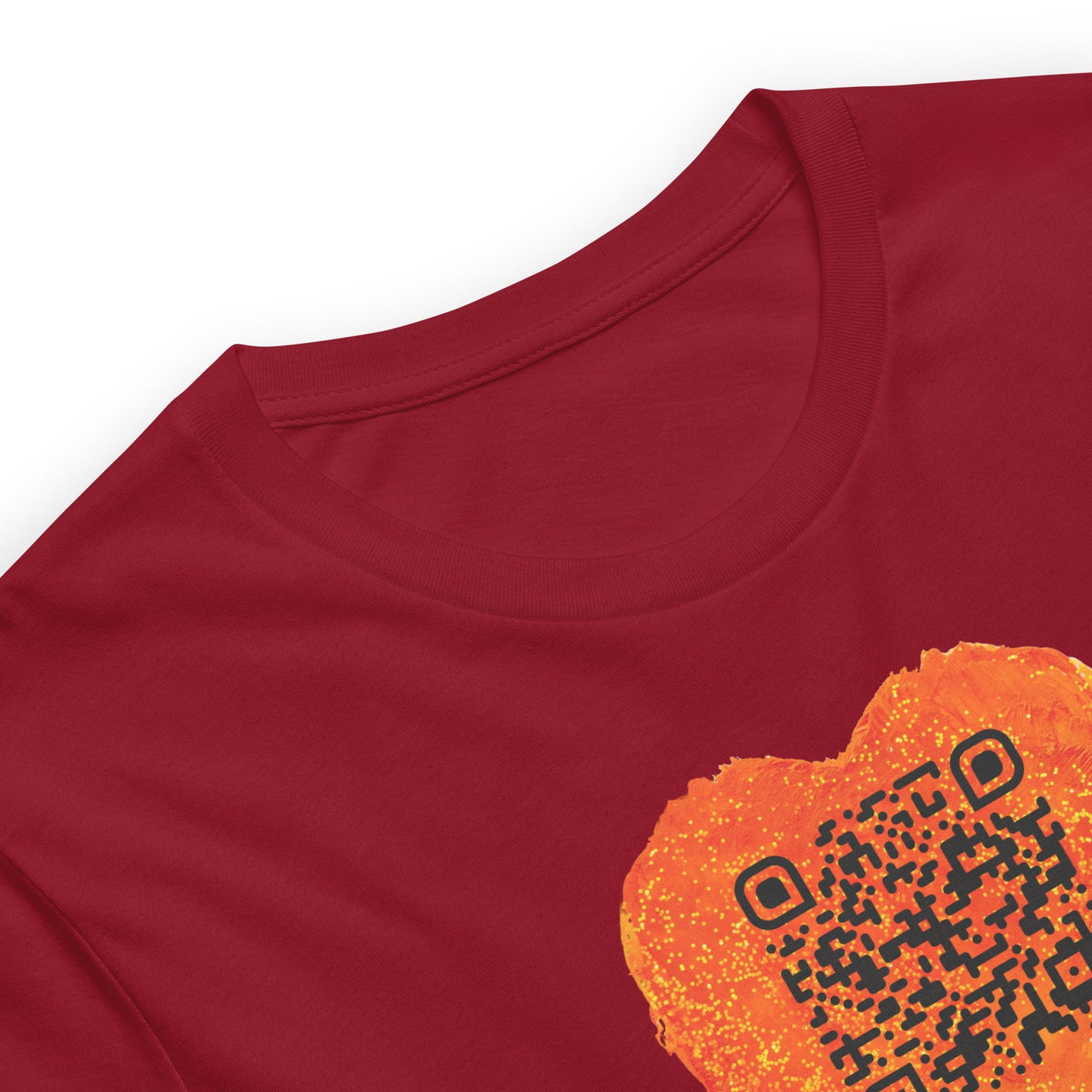 FAQ Me Heart Custom QR Unisex T-Shirts – Share Your Love