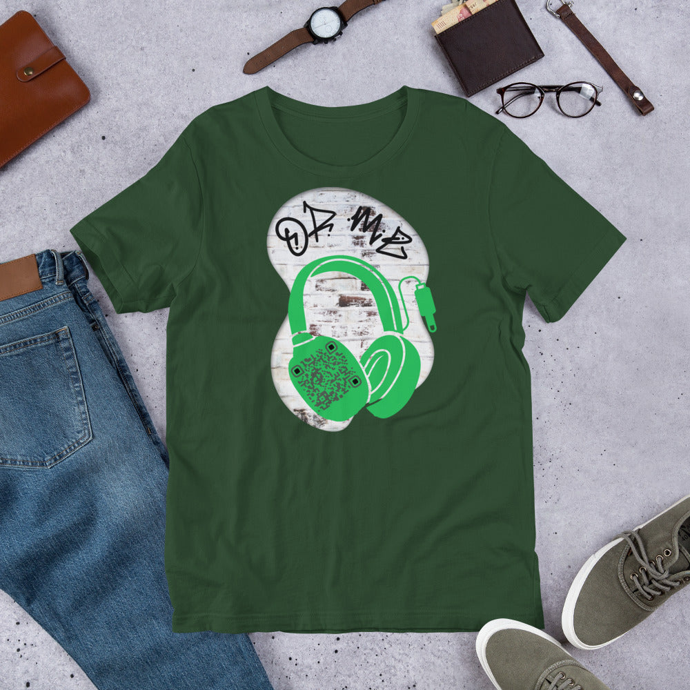 Graffiti Wall QR Code T-Shirt – Share Your Music Boldly