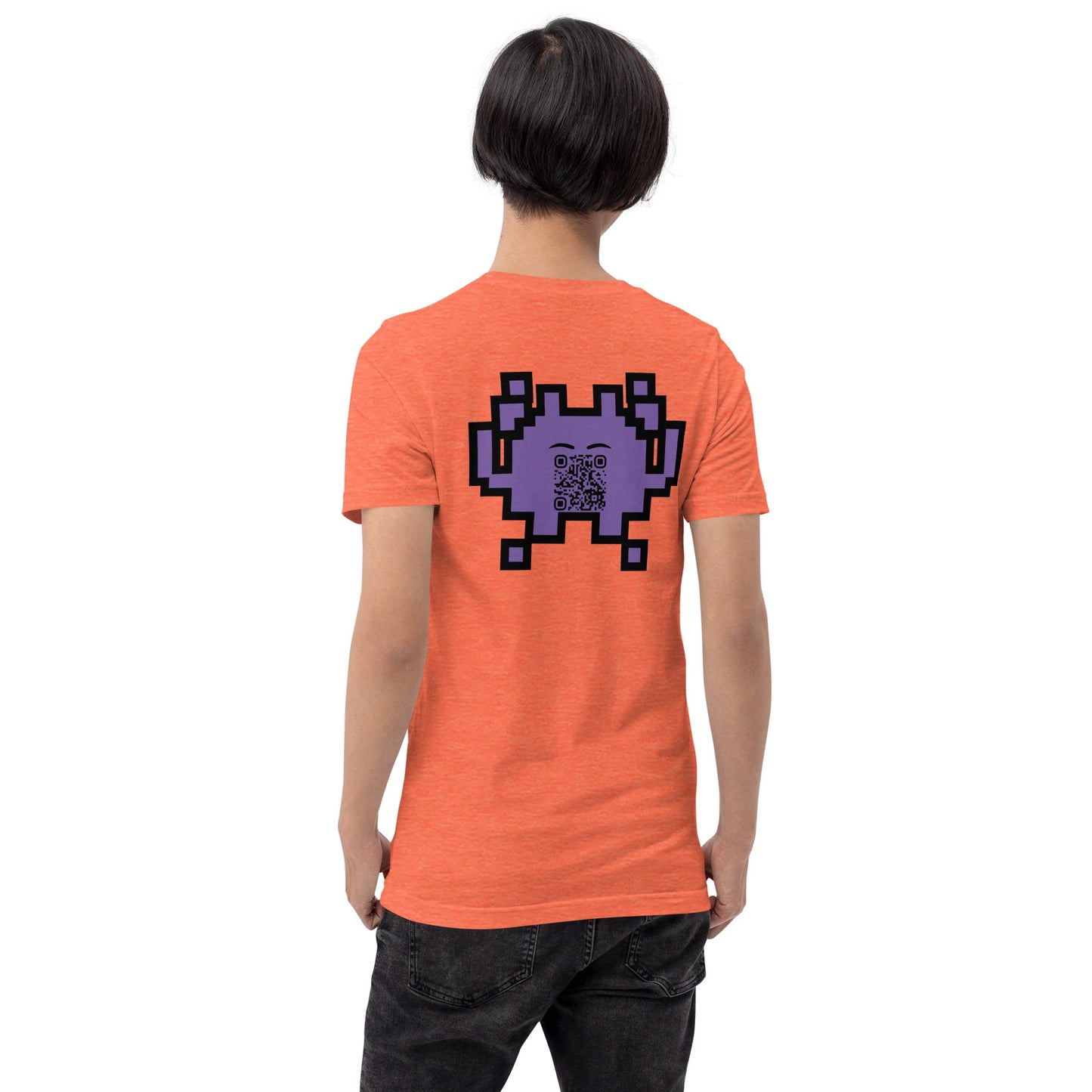 Alien Emoji Personalized QR Code T-Shirt – Unisex & Fun