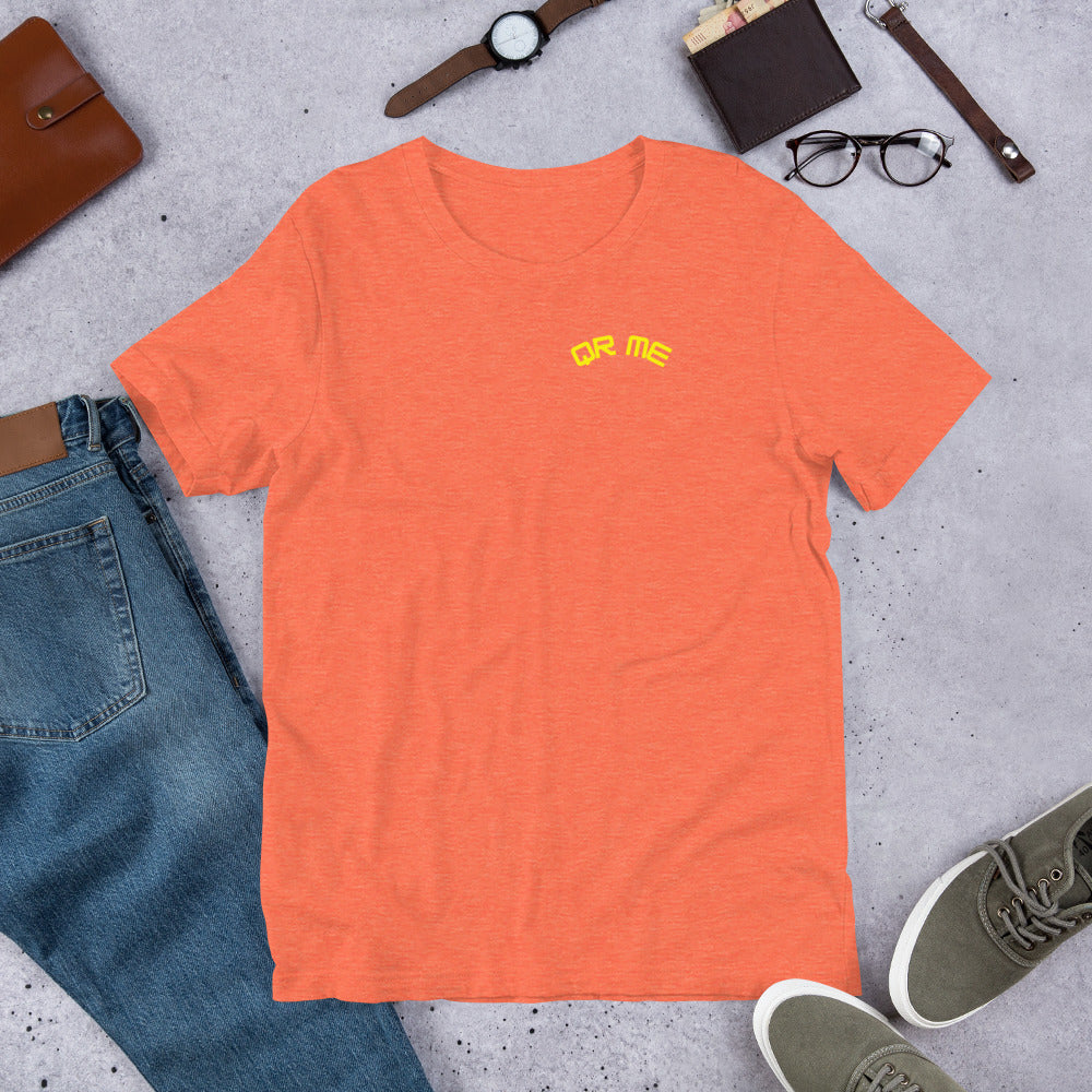 Alien Emoji Personalized QR Code T-Shirt – Unisex & Fun