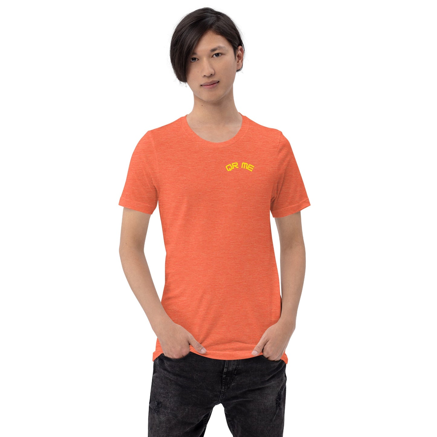 Alien Emoji Personalized QR Code T-Shirt – Unisex & Fun