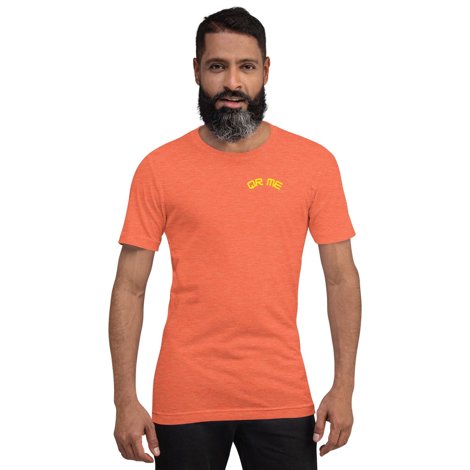 Baseball Emoji Personalized QR Code Unisex T-Shirt