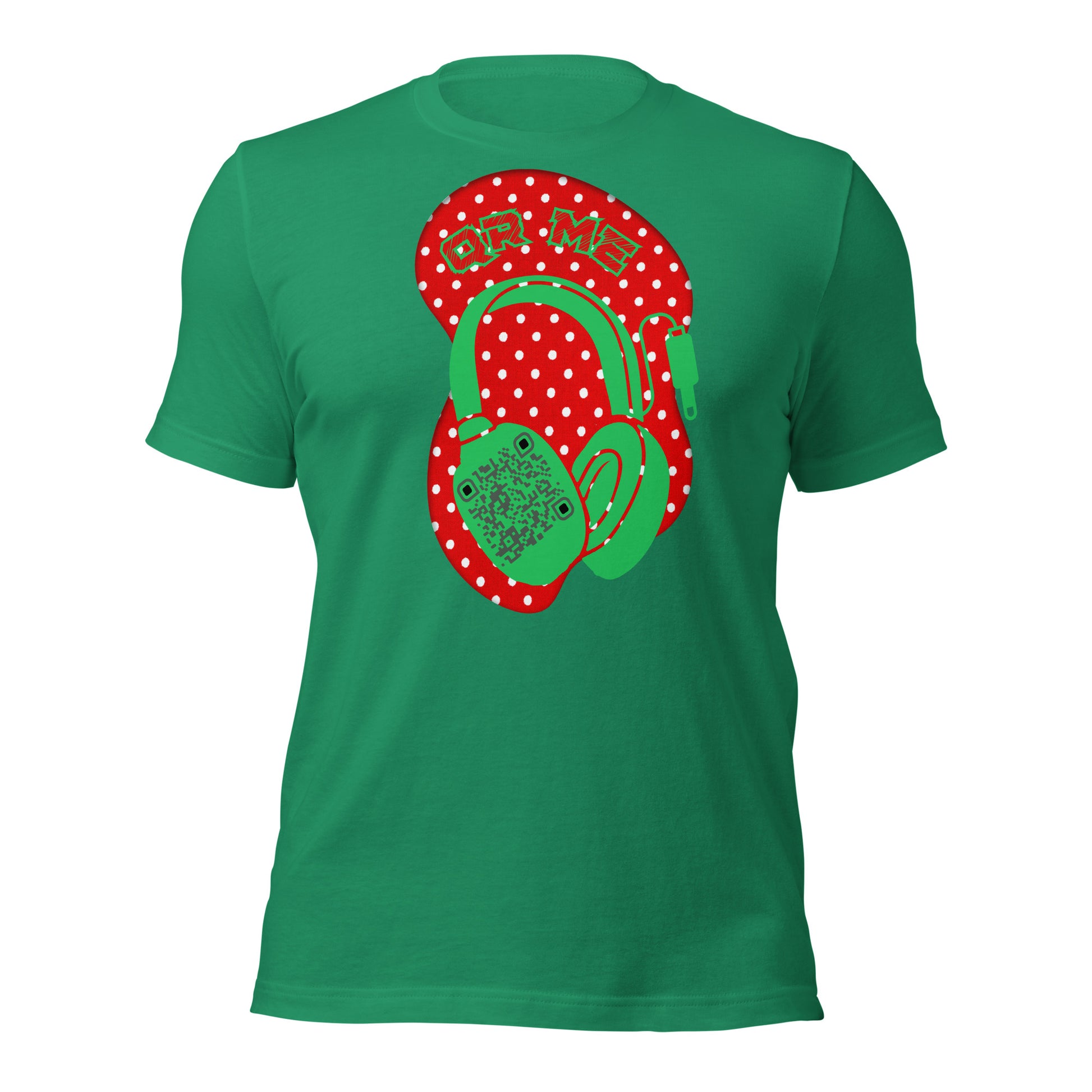 Polka Dot QR Code T-Shirt – Share Your Playlist in Style