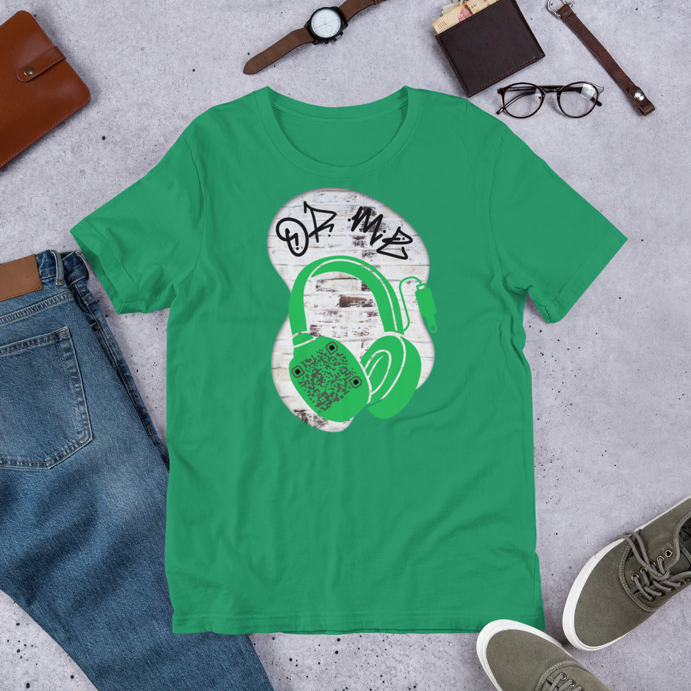 Graffiti Wall QR Code T-Shirt – Share Your Music Boldly