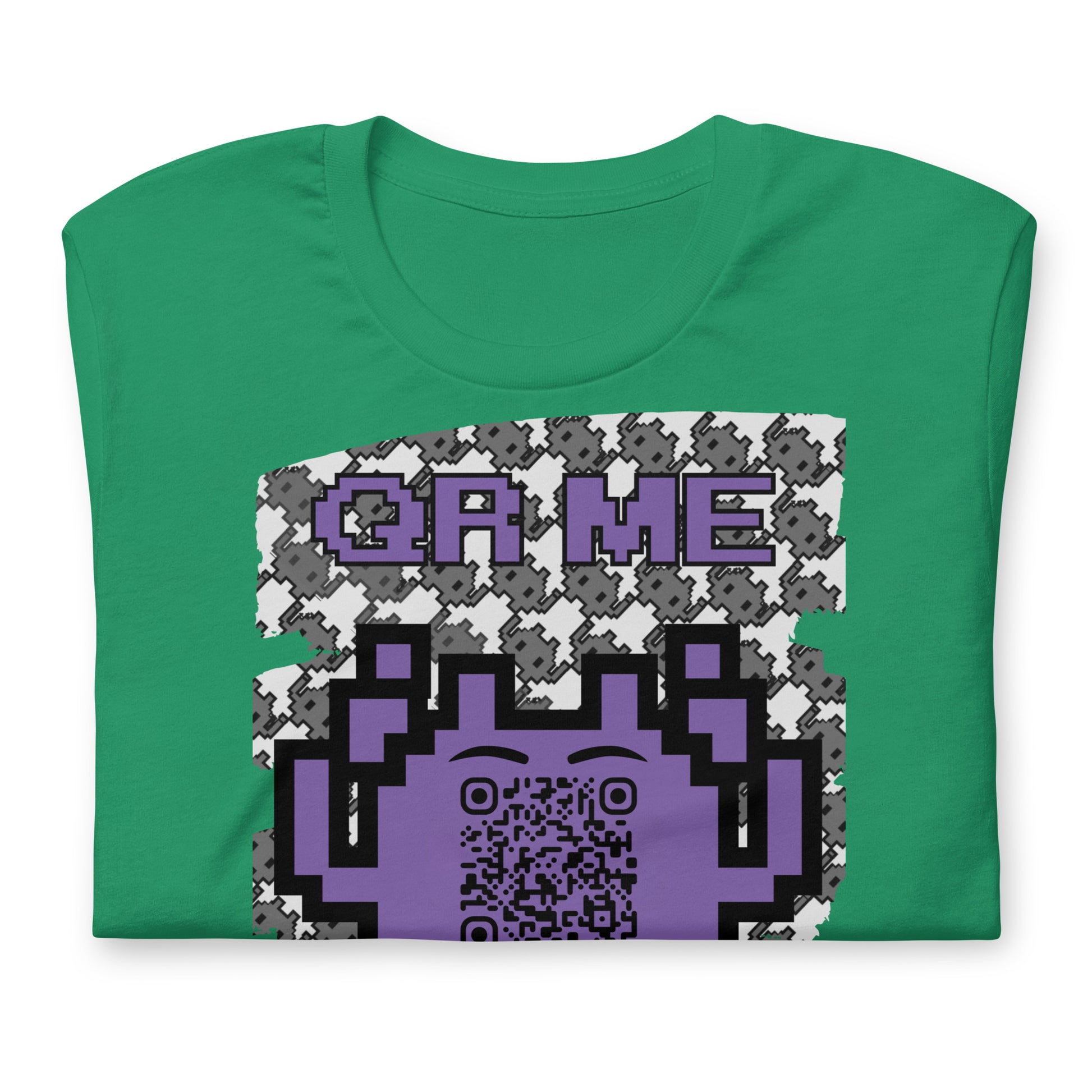 Mono Alien QR Code T-Shirt – Share Your Gaming and YouTube Links