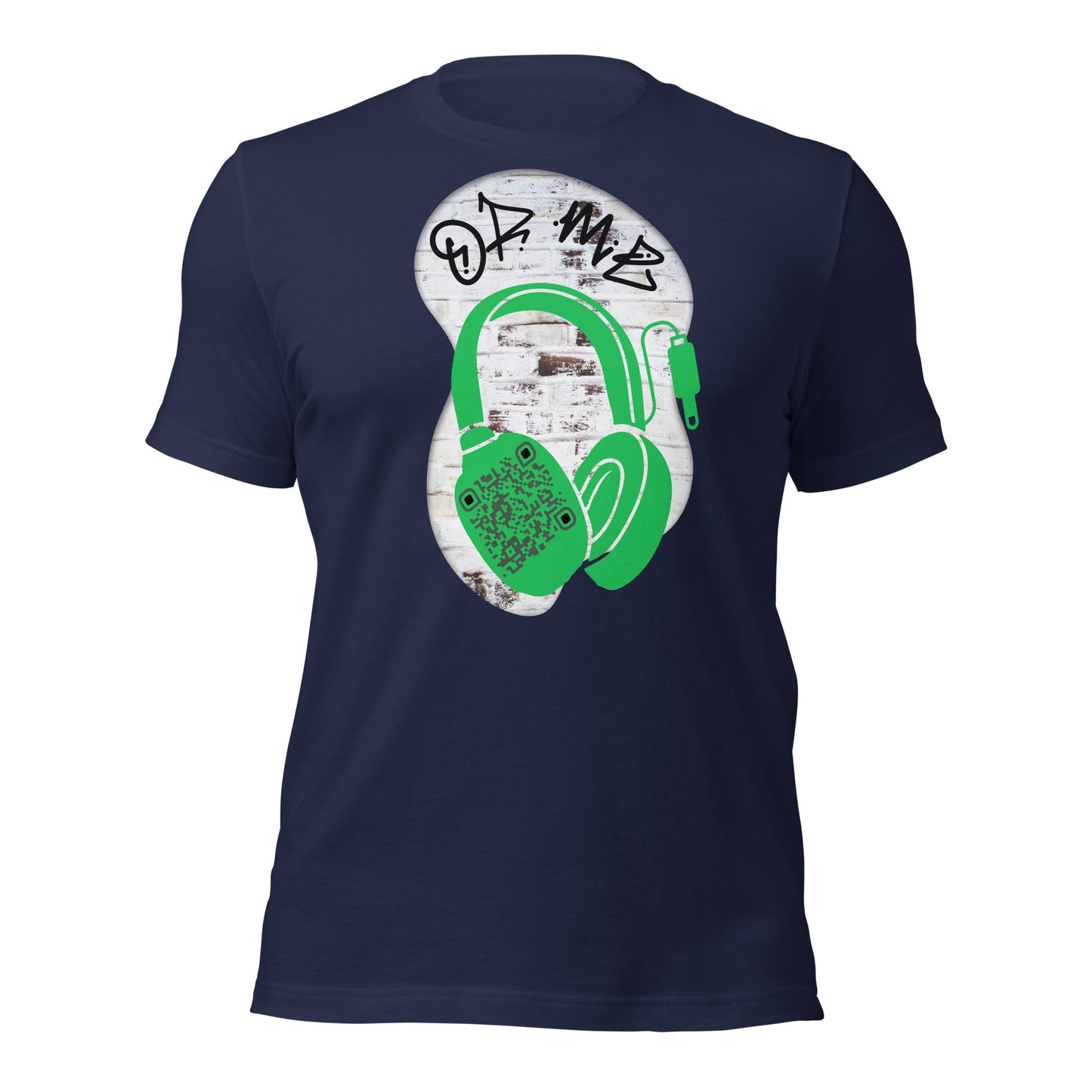 Graffiti Wall QR Code T-Shirt – Share Your Music Boldly