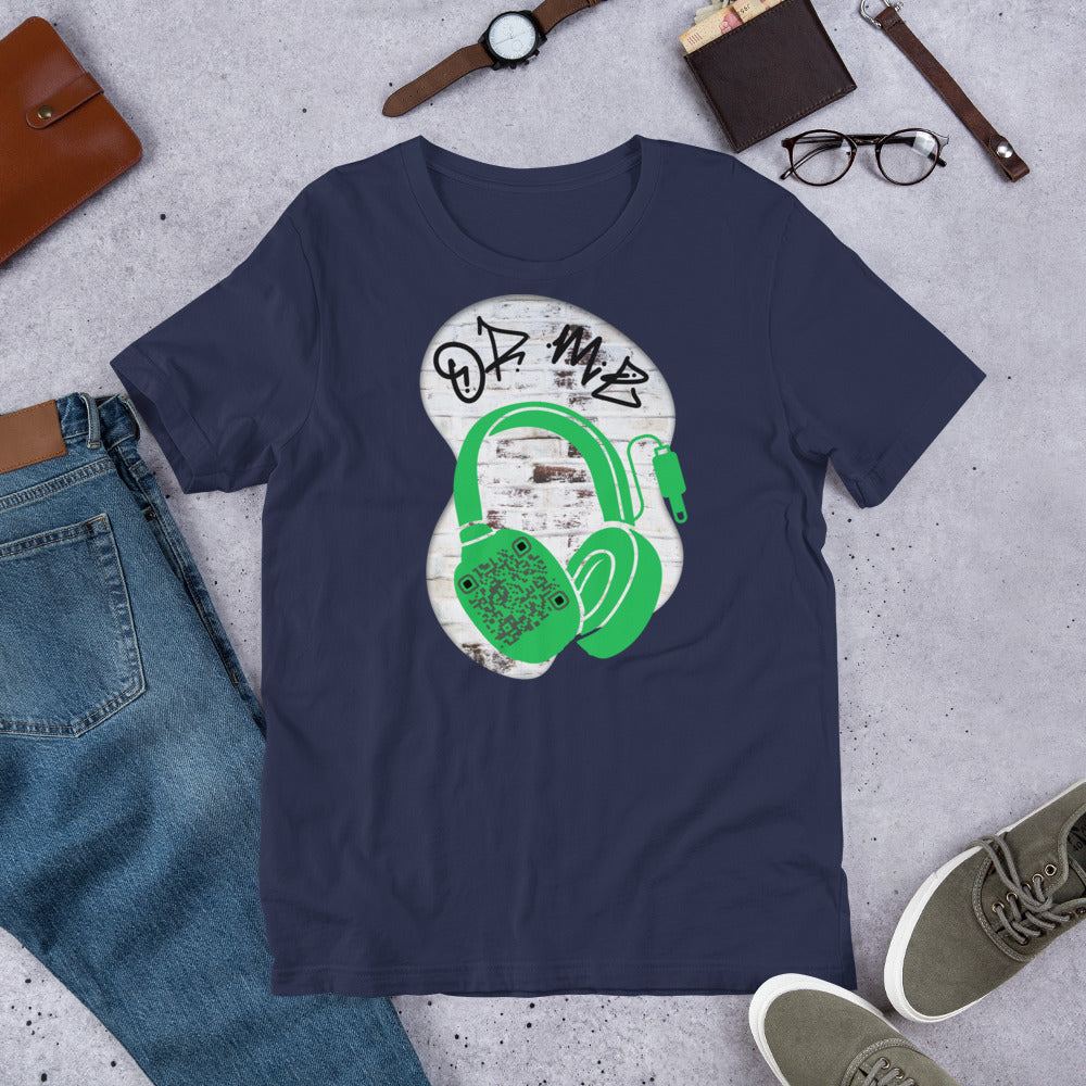 Graffiti Wall QR Code T-Shirt – Share Your Music Boldly
