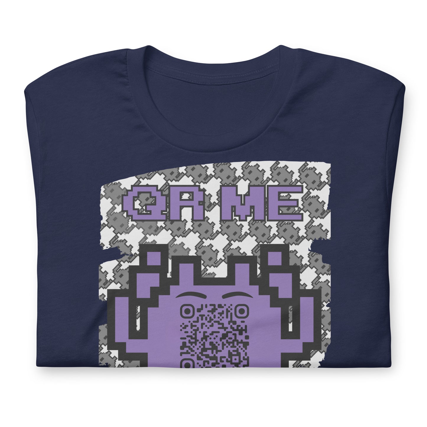 Mono Alien QR Code T-Shirt – Share Your Gaming and YouTube Links