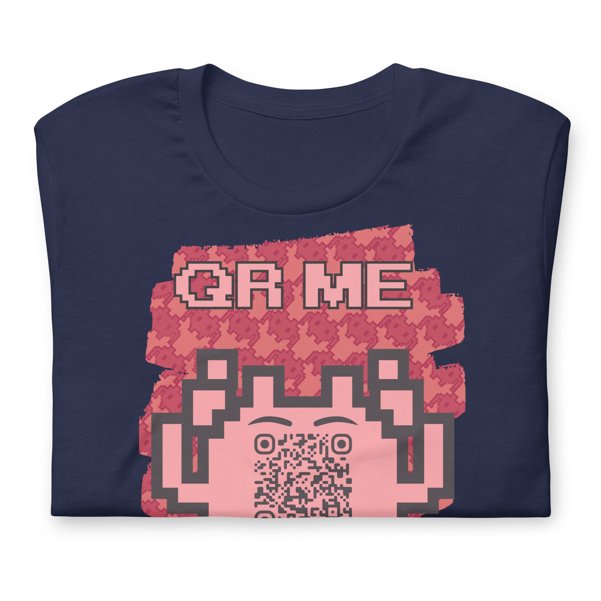 Red Alien QR Code T-Shirt – Go Boldly and Share
