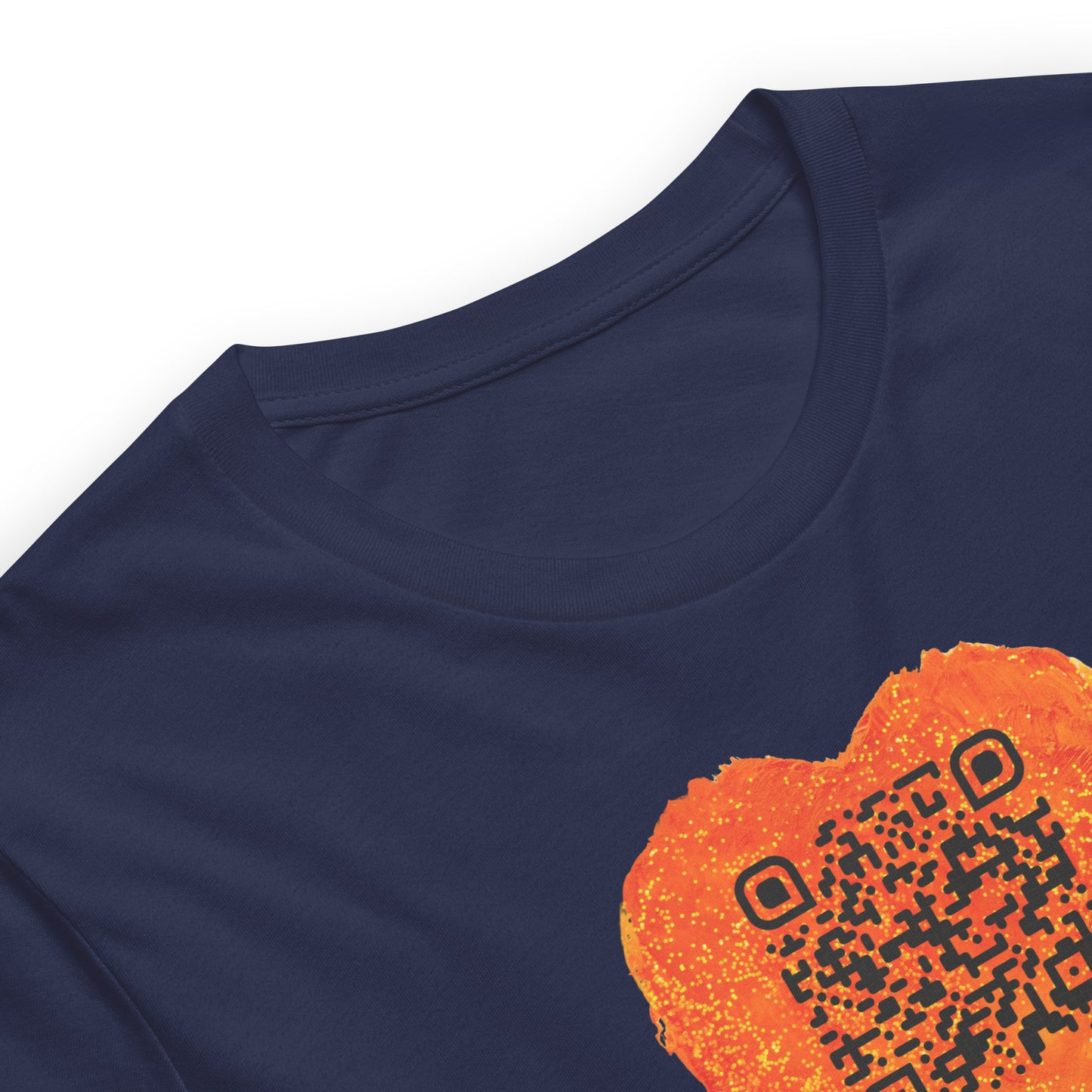 FAQ Me Heart Custom QR Unisex T-Shirts – Share Your Love