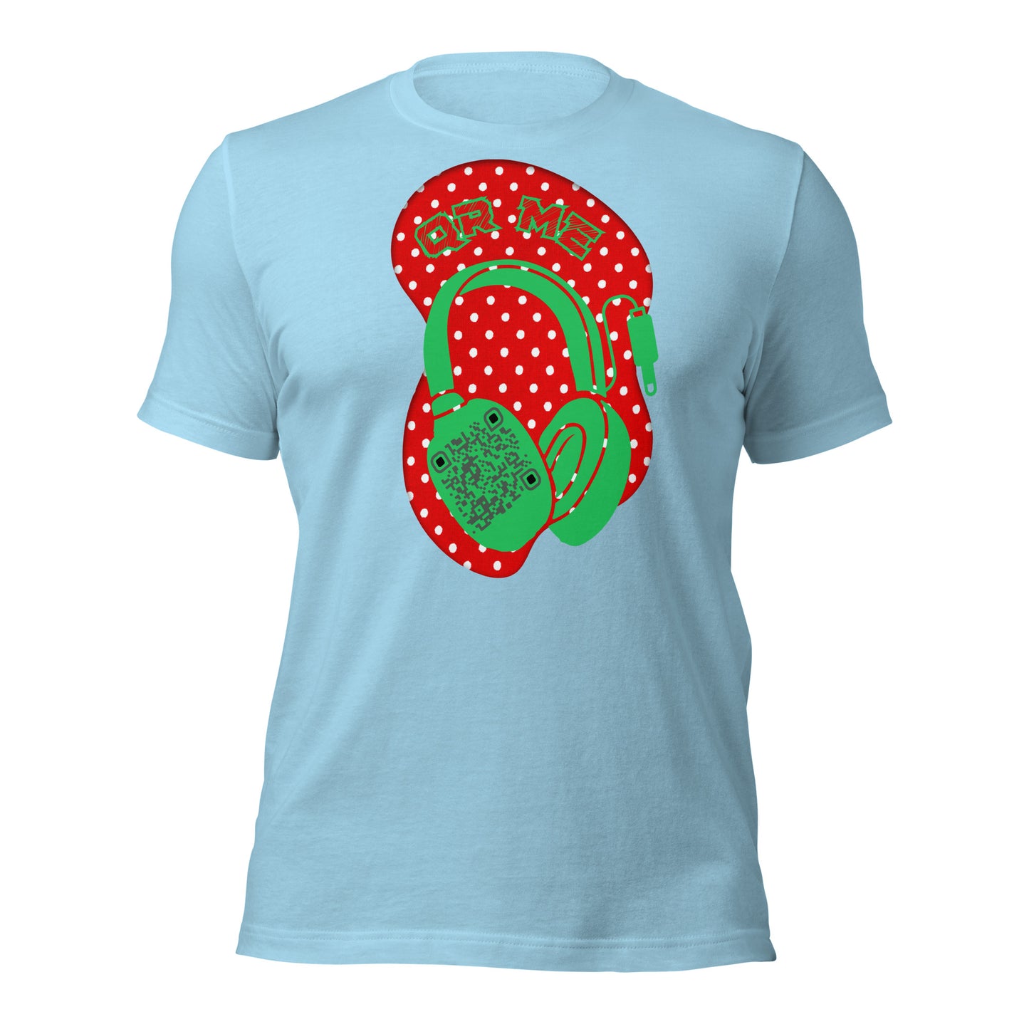 Polka Dot QR Code T-Shirt – Share Your Playlist in Style
