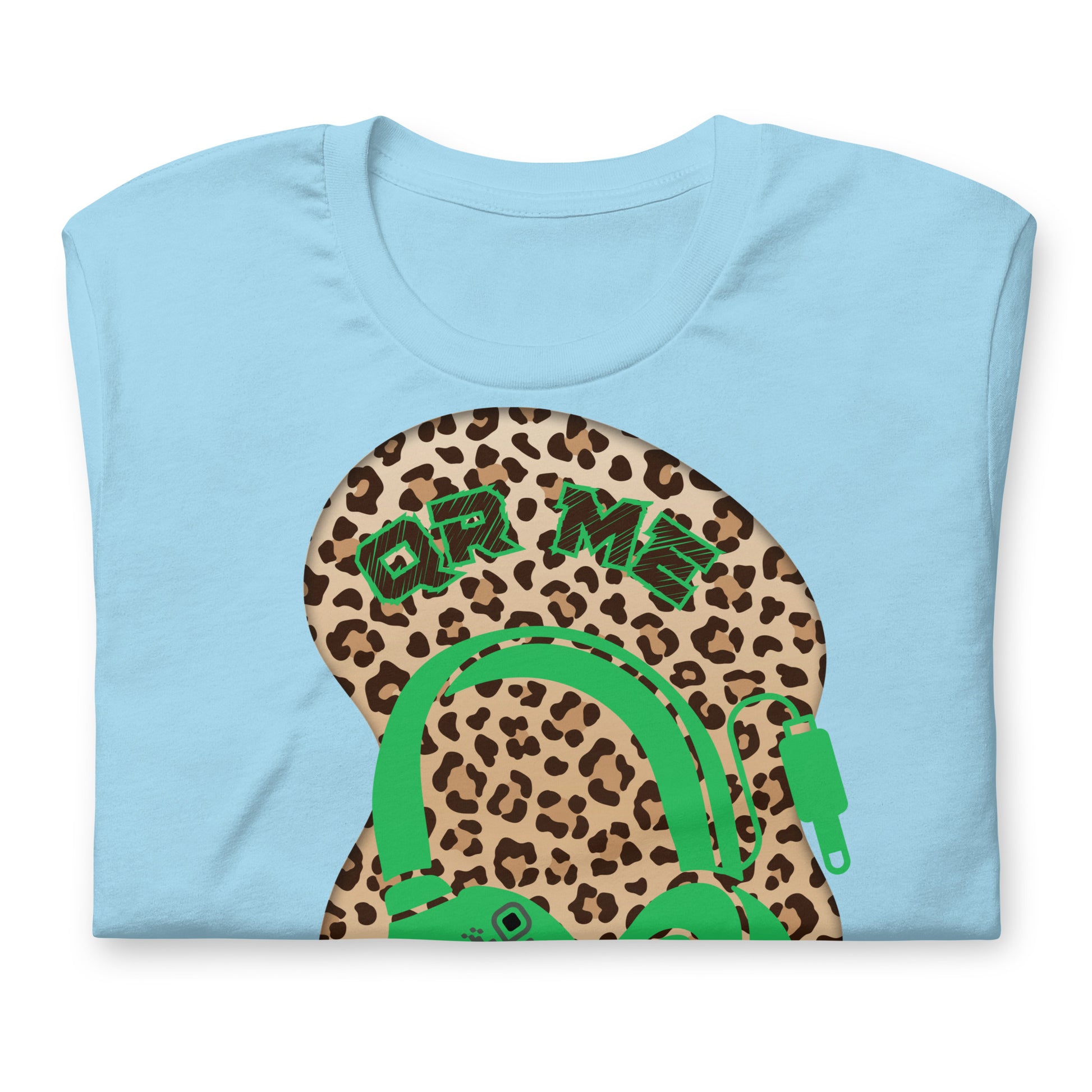 Leopard Print QR Code T-Shirt – Share Your Music Wildly