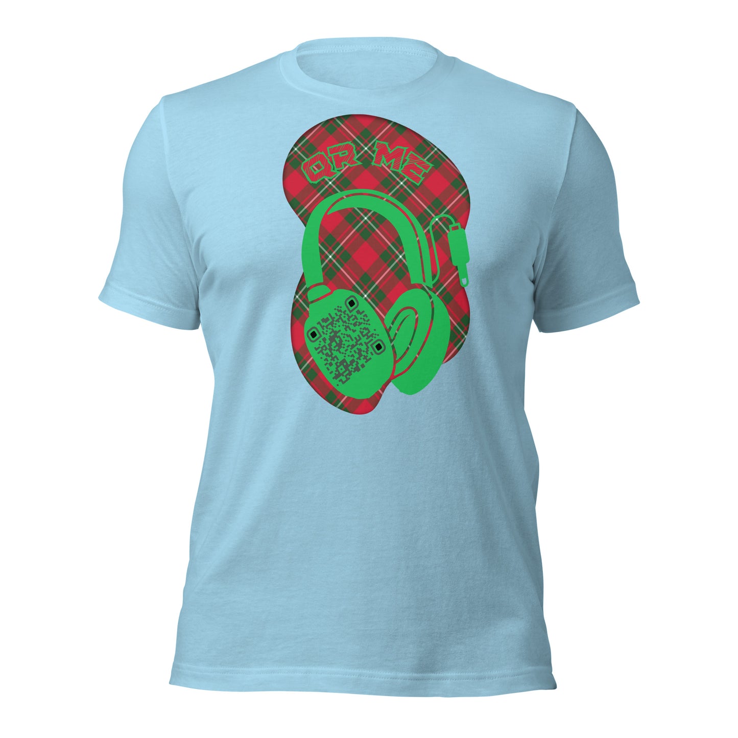 Tartan QR Code T-Shirt – Share Your Music with Timeless Style