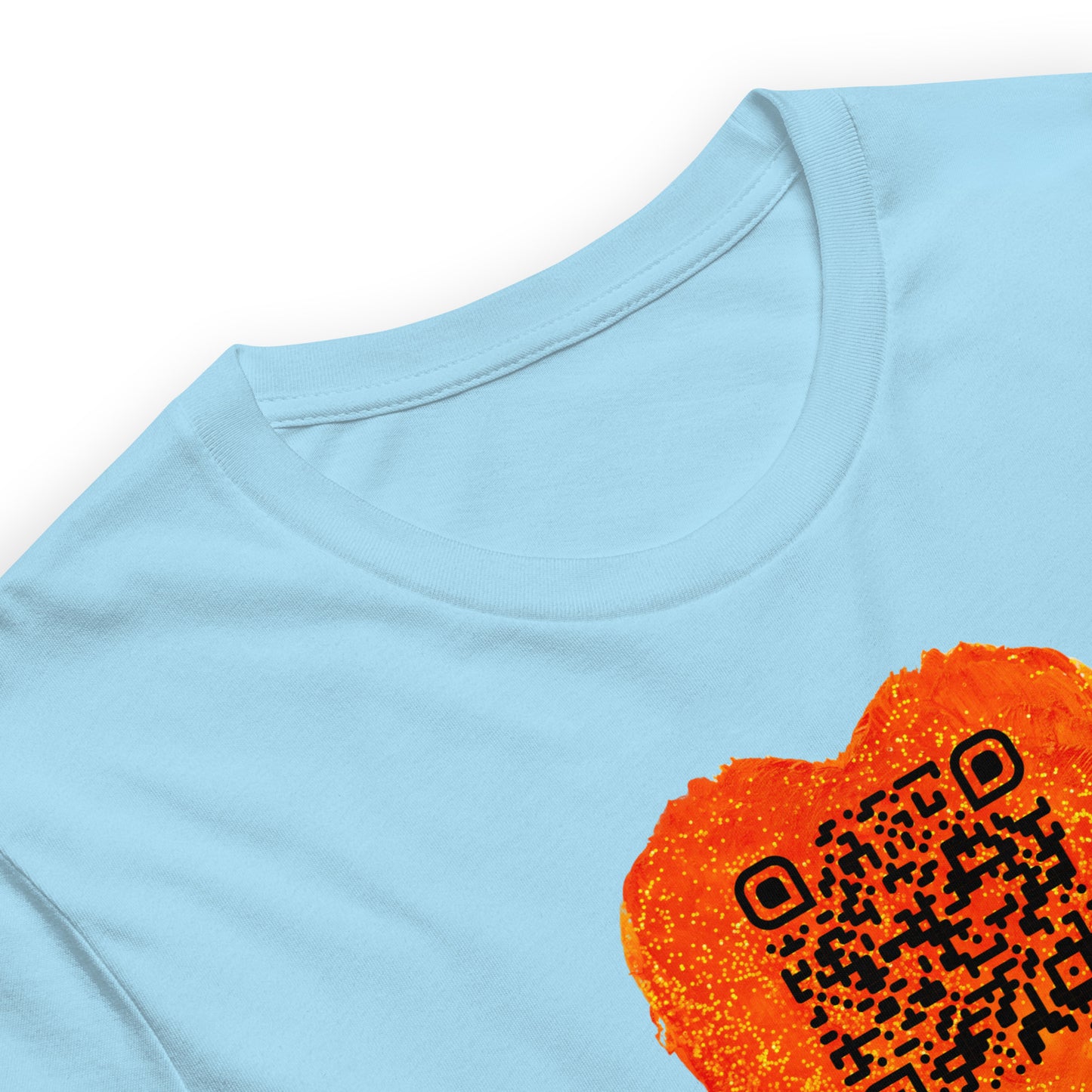 FAQ Me Heart Custom QR Unisex T-Shirts – Share Your Love