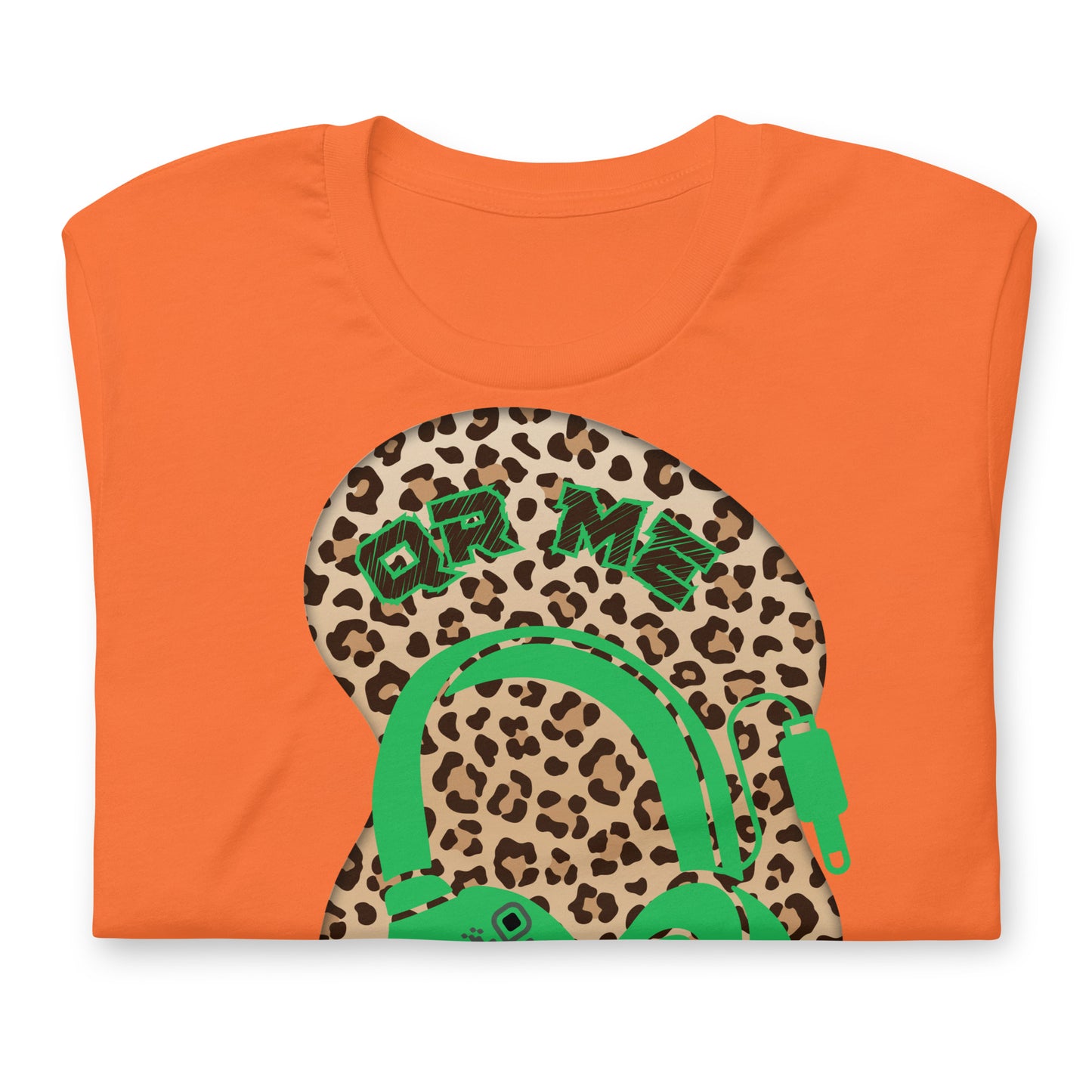 Leopard Print QR Code T-Shirt – Share Your Music Wildly