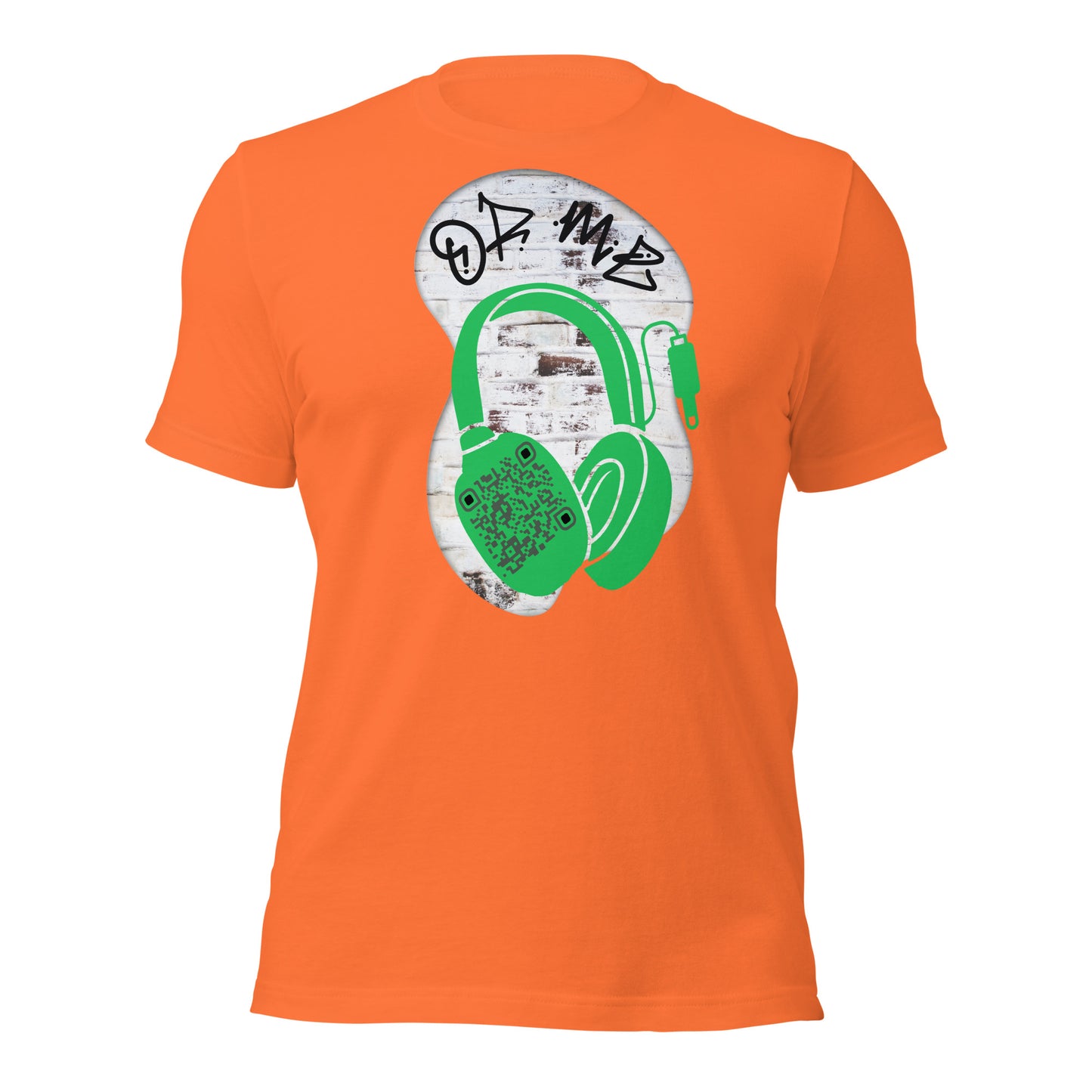 Graffiti Wall QR Code T-Shirt – Share Your Music Boldly